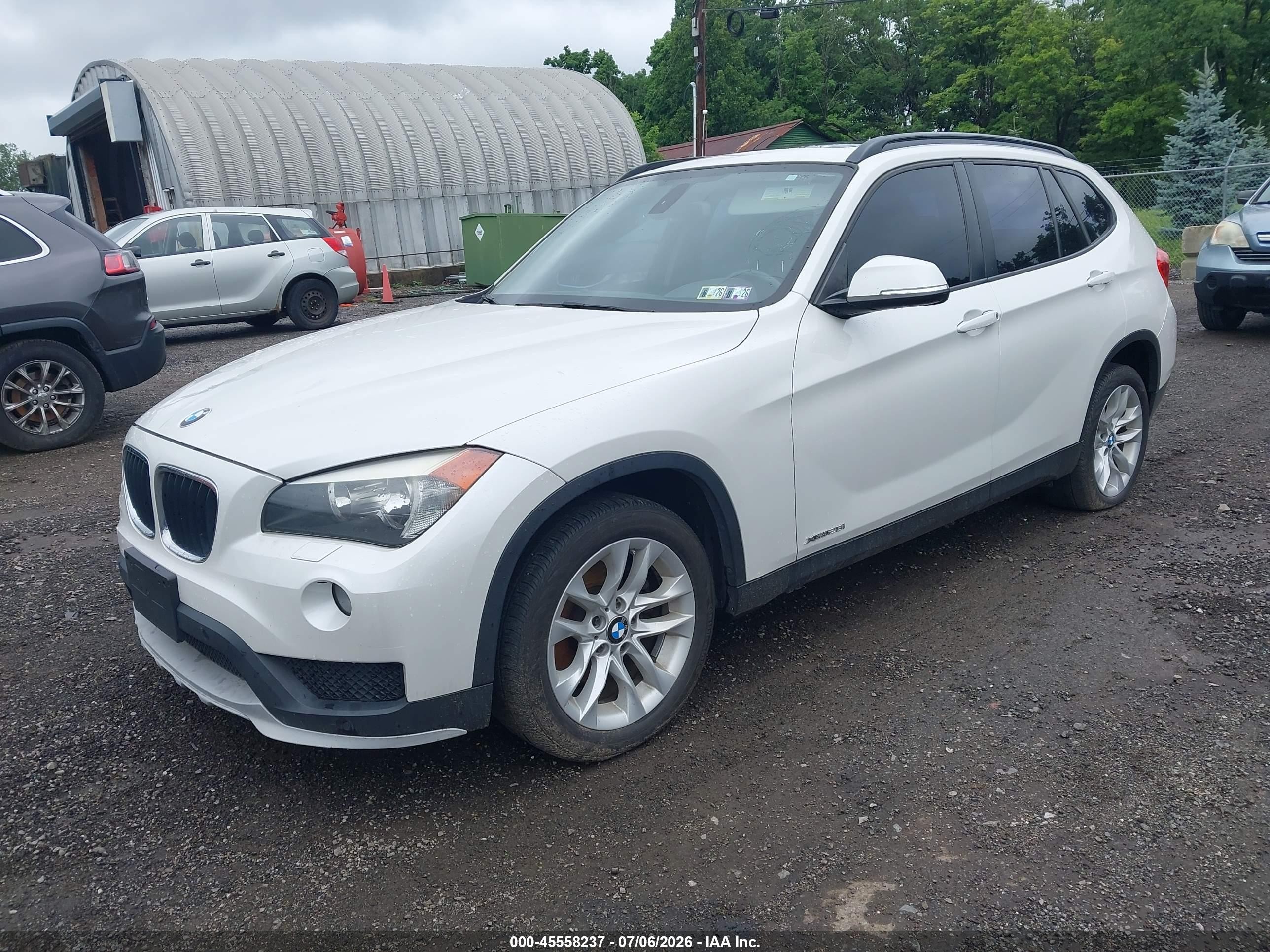 2015 Bmw X1 Xdrive28i White vin: WBAVL1C57FVY37928