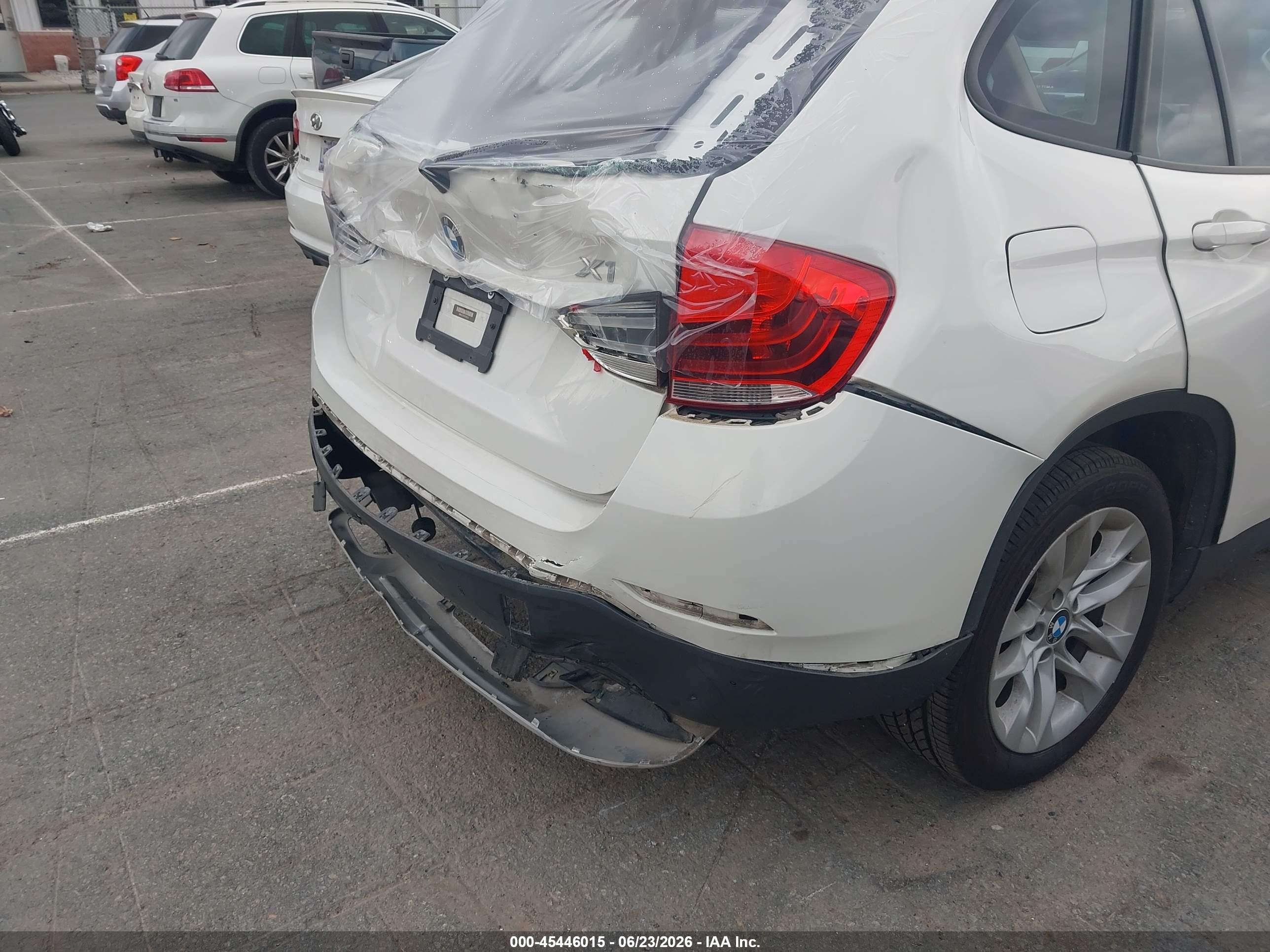 2015 Bmw X1 Xdrive28i White vin: WBAVL1C57FVY39176