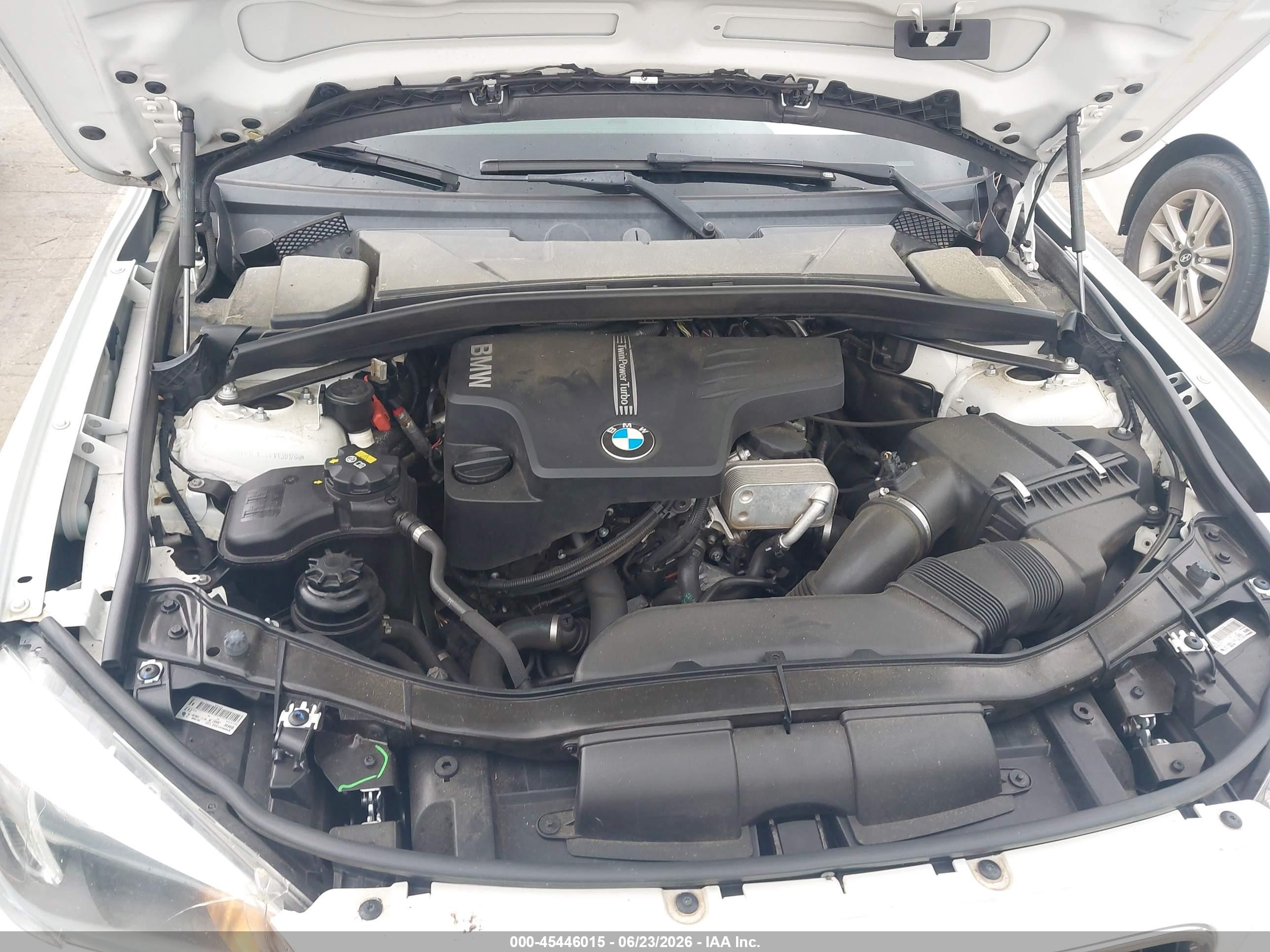 2015 Bmw X1 Xdrive28i White vin: WBAVL1C57FVY39176