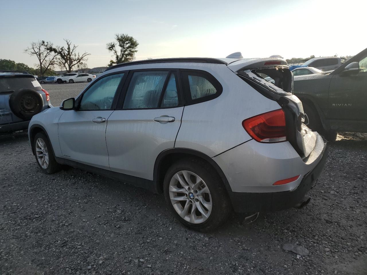 2015 Bmw X1 Xdrive28i Silver vin: WBAVL1C57FVY40294