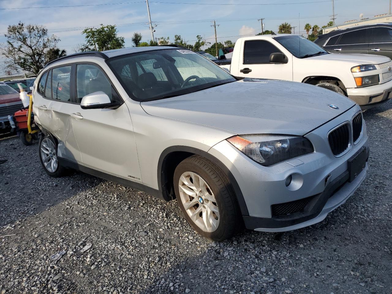 2015 Bmw X1 Xdrive28i Silver vin: WBAVL1C57FVY40294