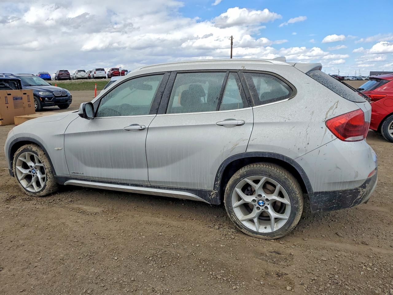 2012 Bmw X1 Xdrive28i Gray vin: WBAVL1C58CVR76431