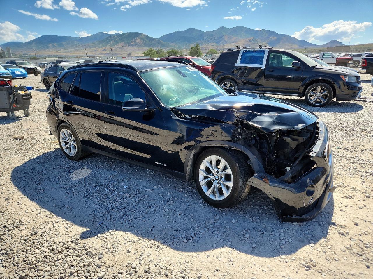 2013 Bmw X1 Xdrive28i Black vin: WBAVL1C58DVR83283