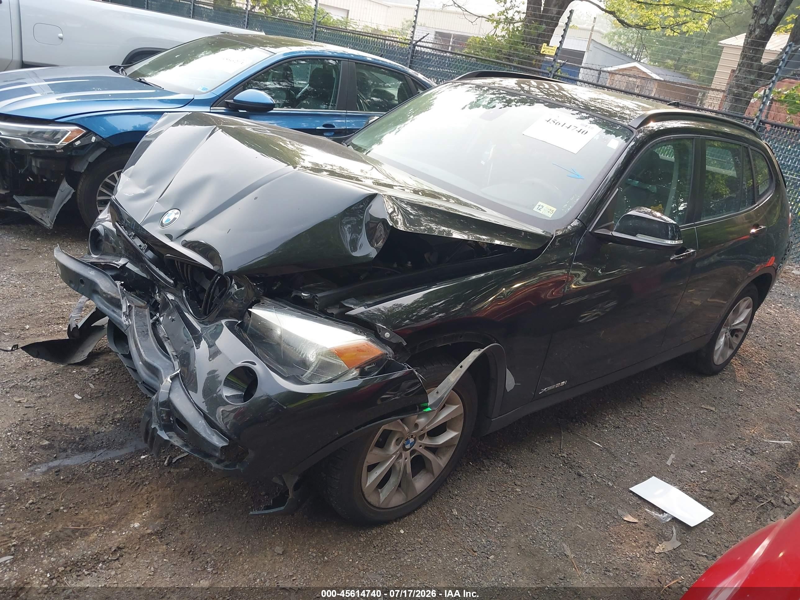 2013 Bmw X1 Xdrive28i Черный vin: WBAVL1C58DVR86703