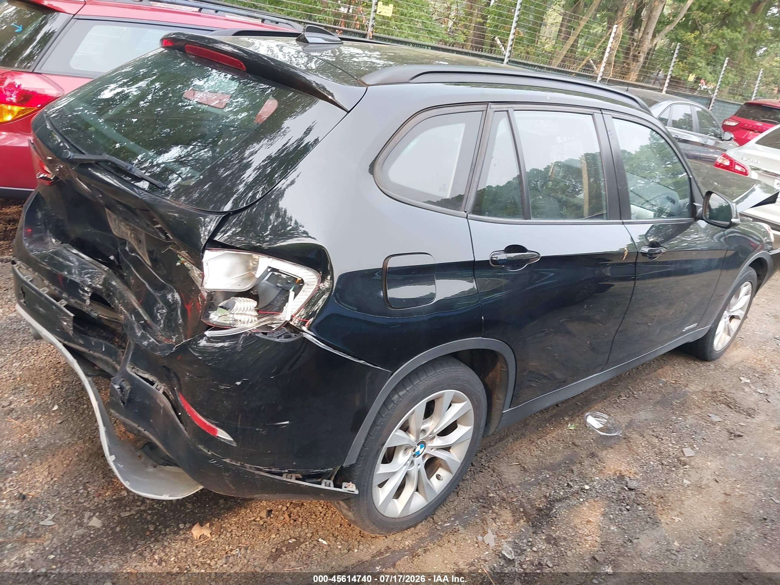 2013 Bmw X1 Xdrive28i Черный vin: WBAVL1C58DVR86703