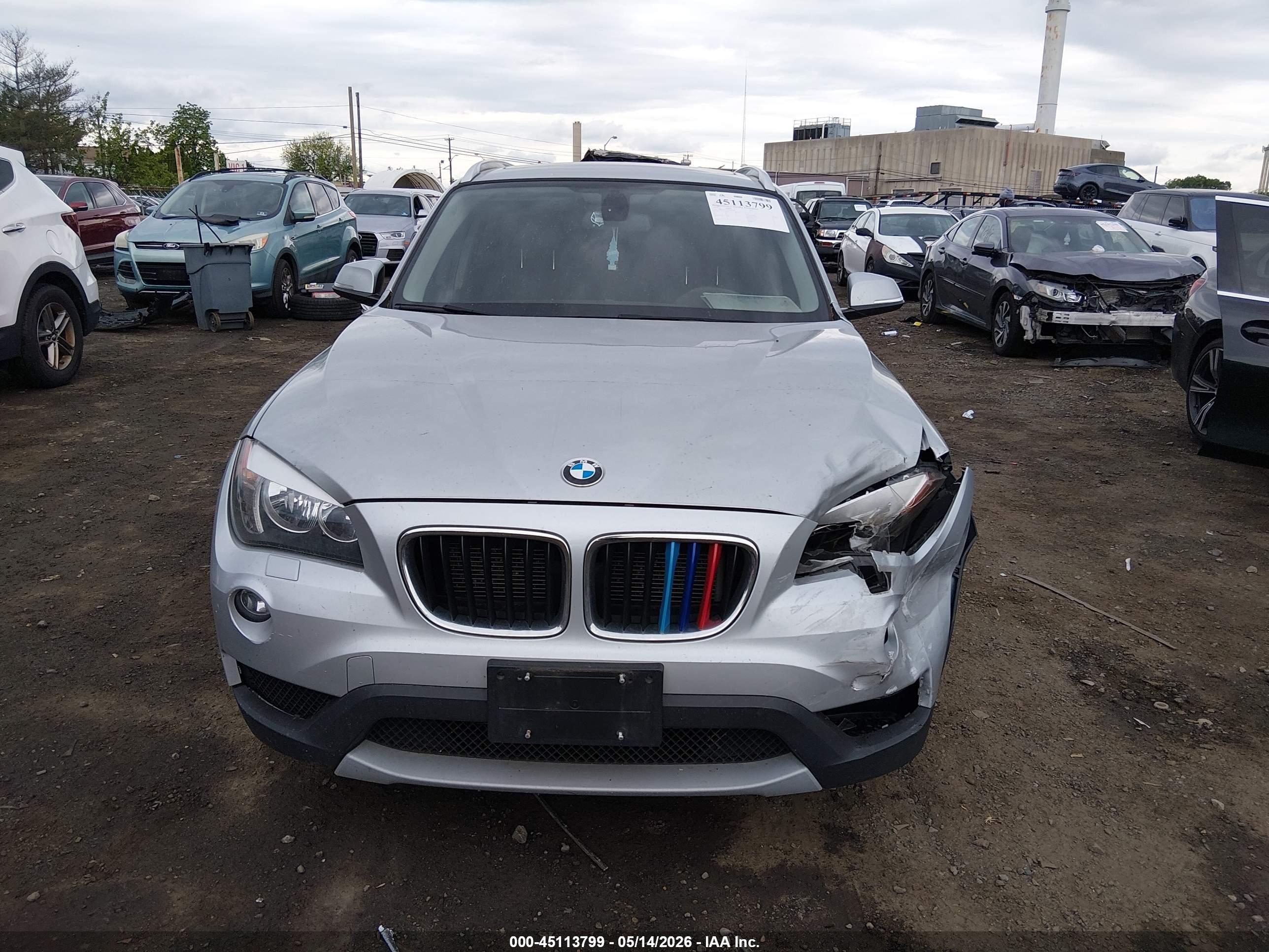 2013 Bmw X1 Xdrive28i Silver vin: WBAVL1C58DVR91965