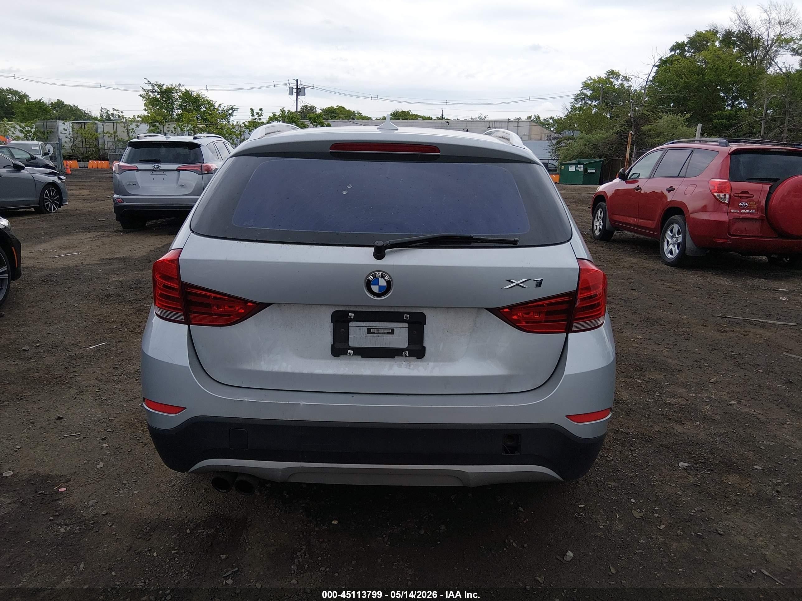 2013 Bmw X1 Xdrive28i Silver vin: WBAVL1C58DVR91965
