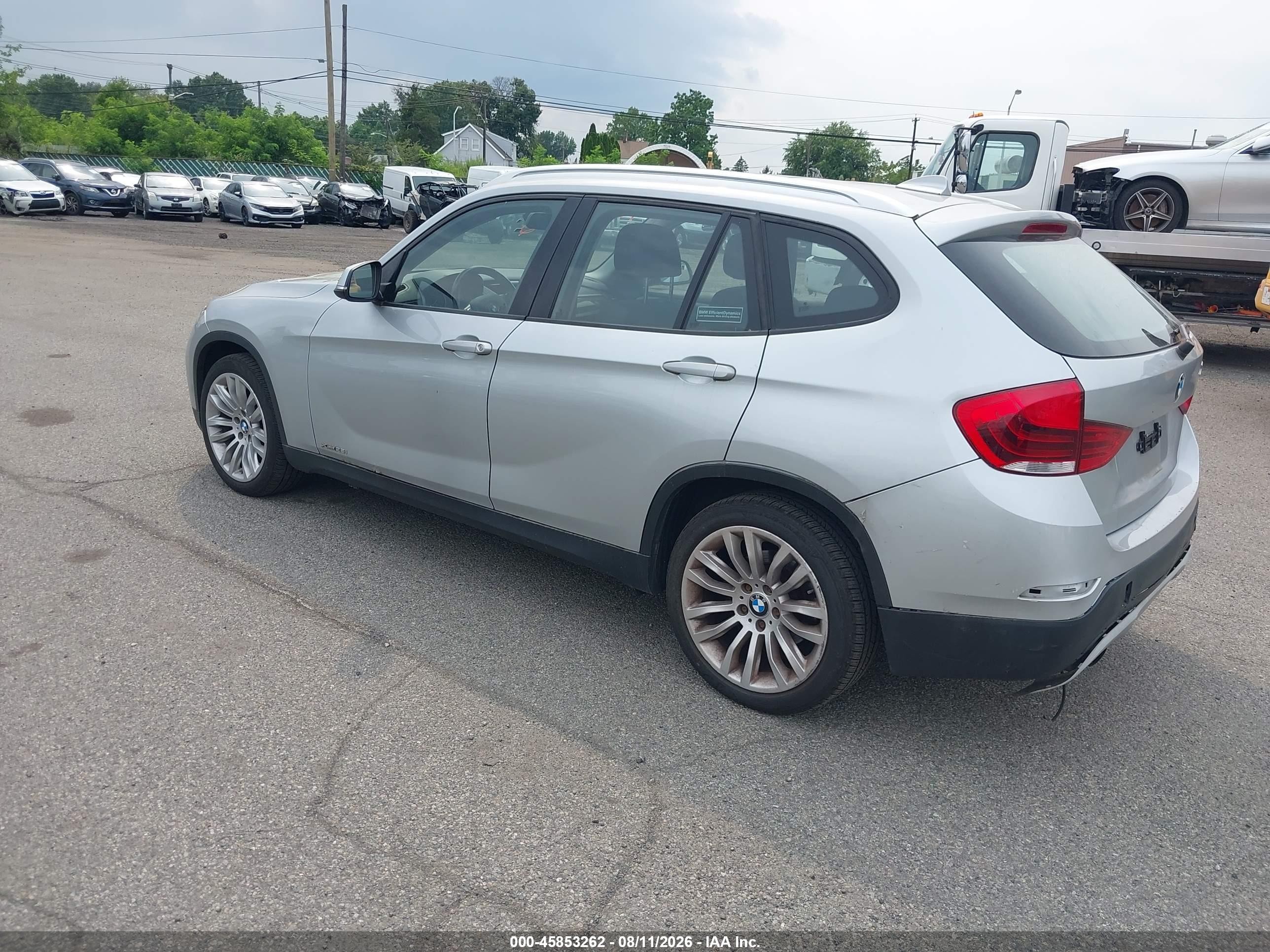 2014 Bmw X1 Xdrive28i Silver vin: WBAVL1C58EVR93314