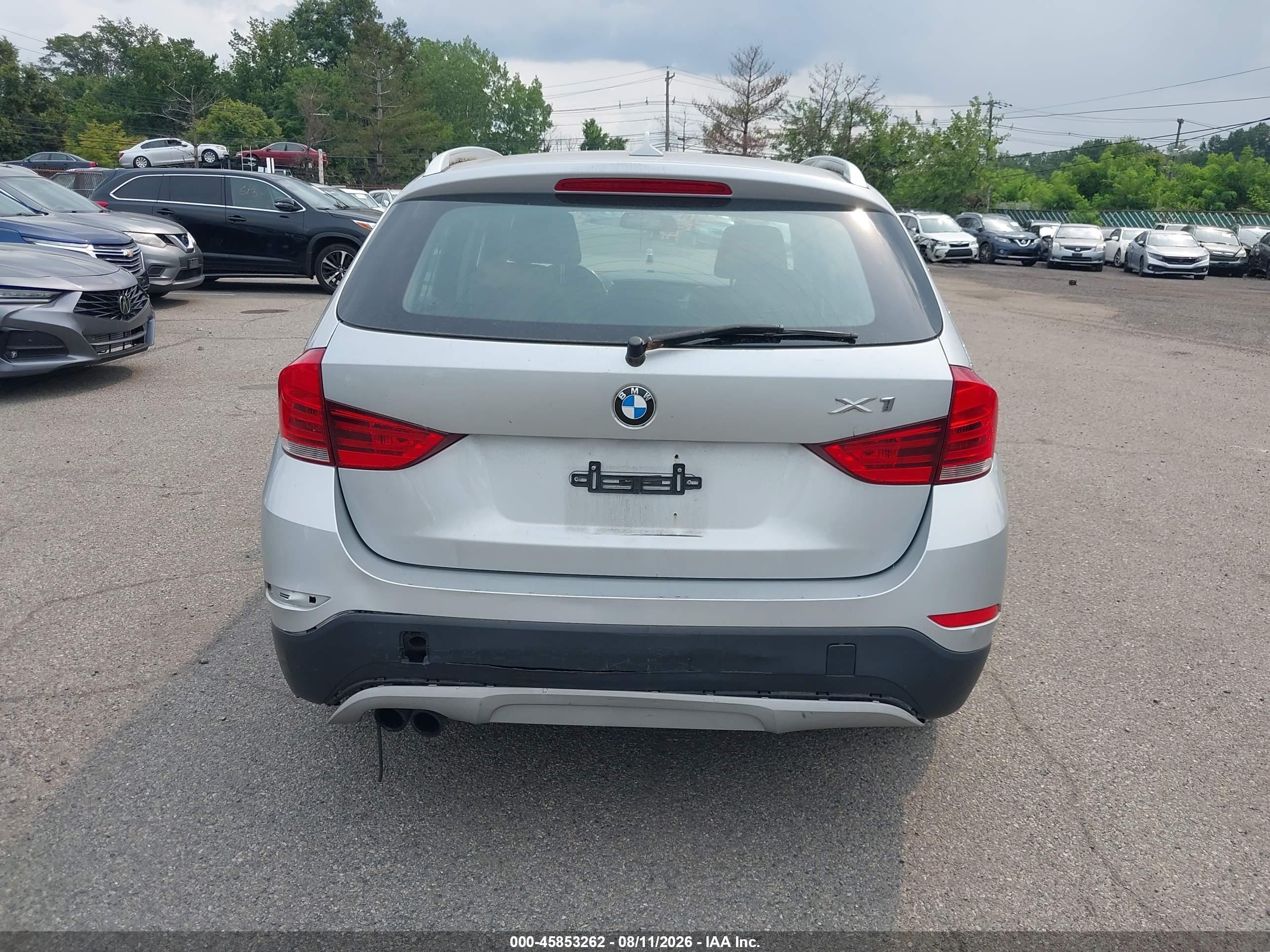 2014 Bmw X1 Xdrive28i Silver vin: WBAVL1C58EVR93314