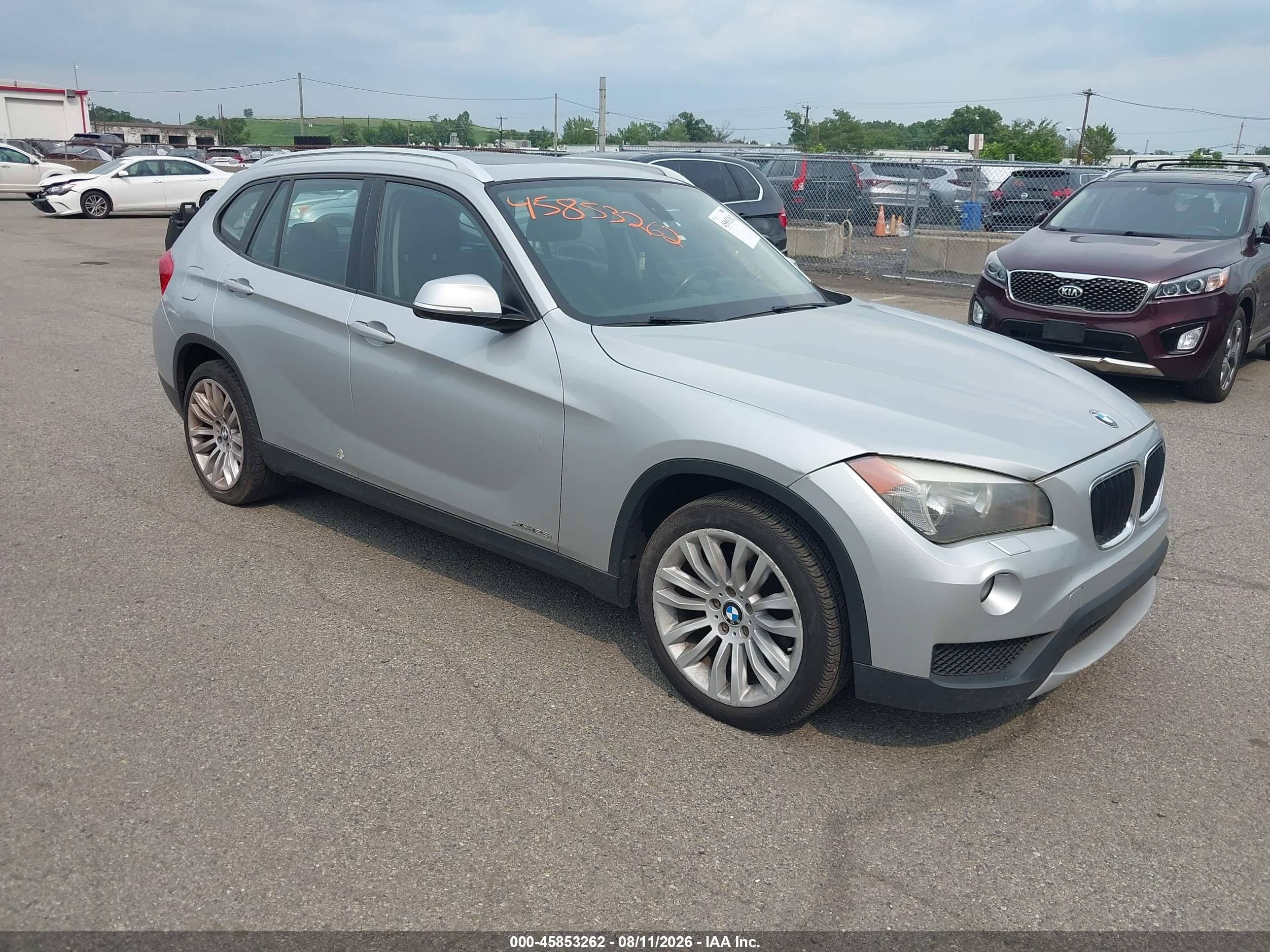 2014 Bmw X1 Xdrive28i Silver vin: WBAVL1C58EVR93314