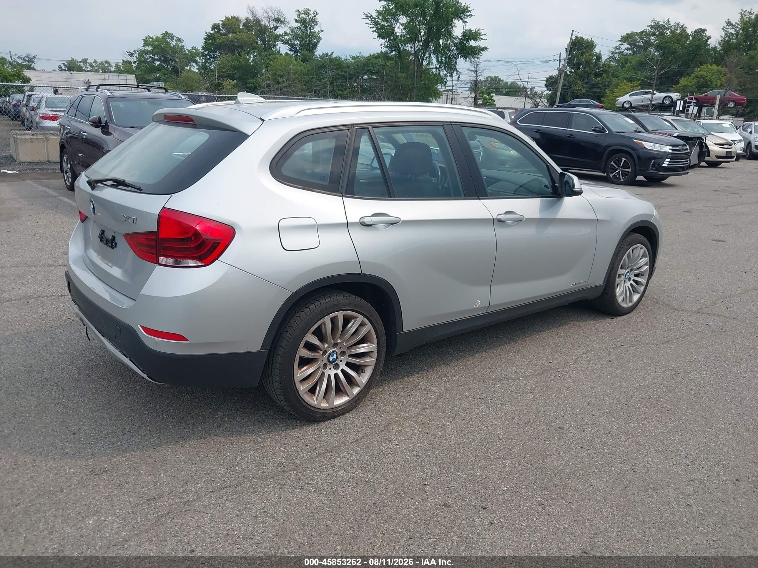 2014 Bmw X1 Xdrive28i Silver vin: WBAVL1C58EVR93314