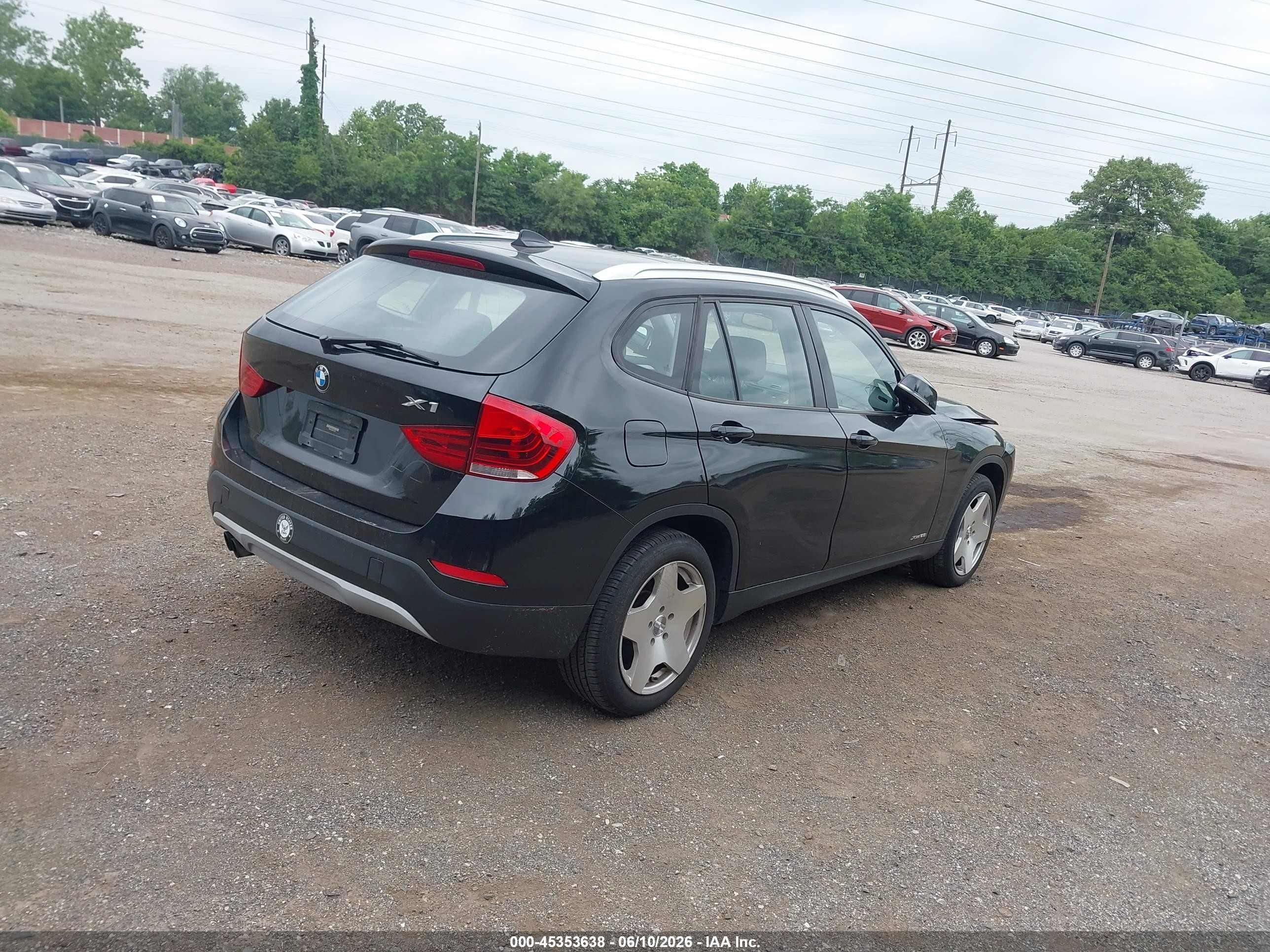 2014 Bmw X1 Xdrive28i Black vin: WBAVL1C58EVY12454