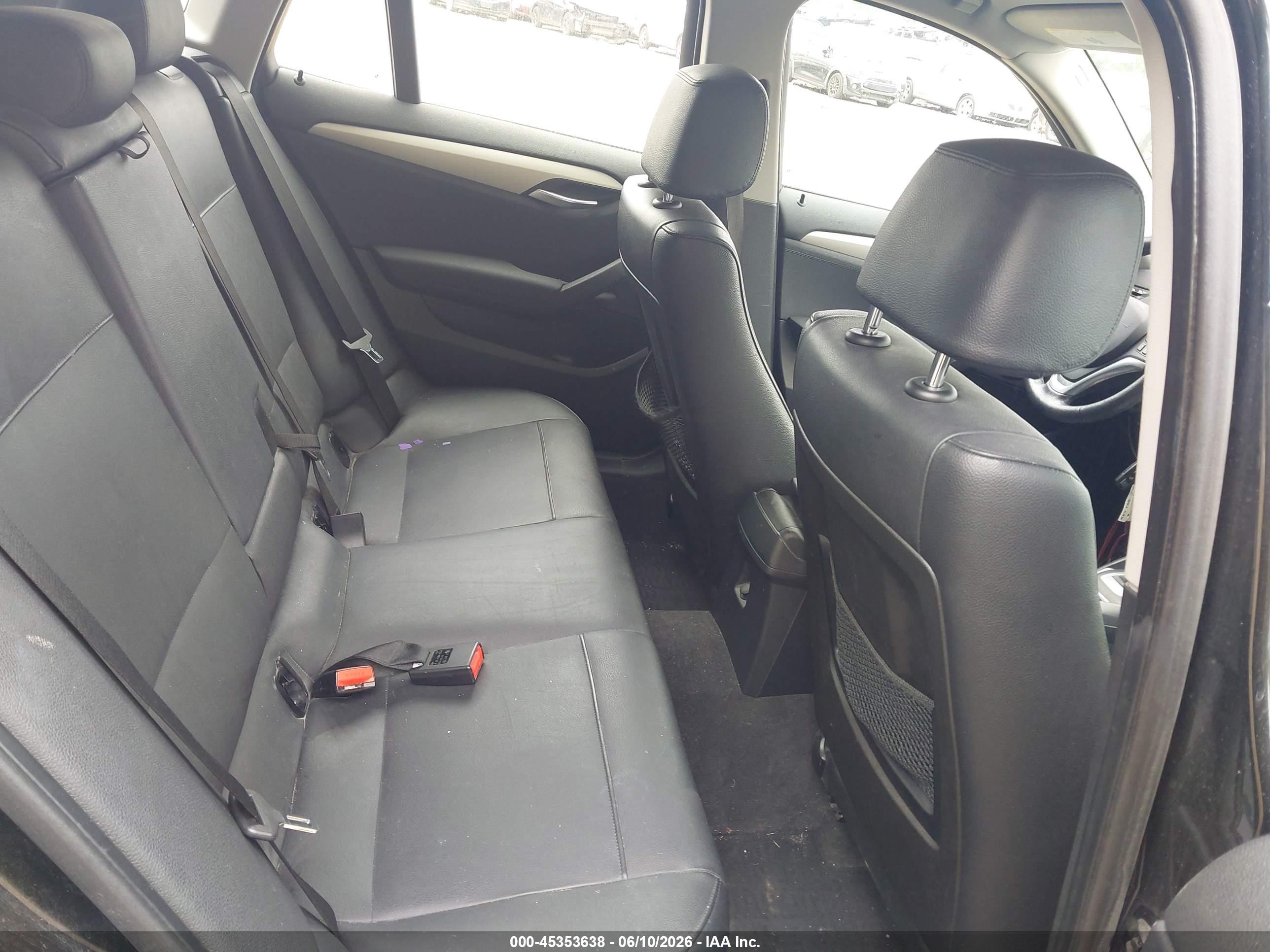 2014 Bmw X1 Xdrive28i Black vin: WBAVL1C58EVY12454