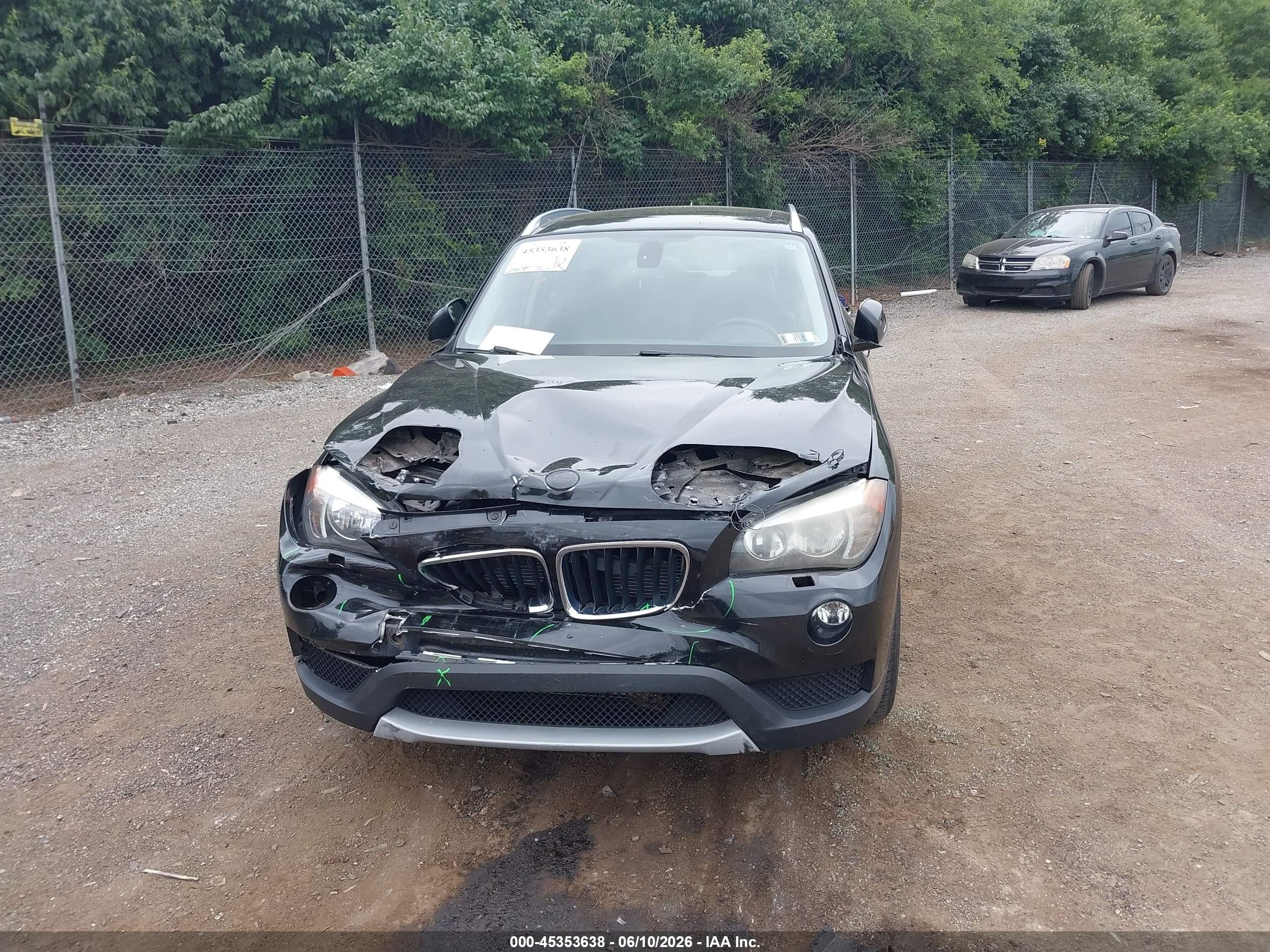 2014 Bmw X1 Xdrive28i Black vin: WBAVL1C58EVY12454