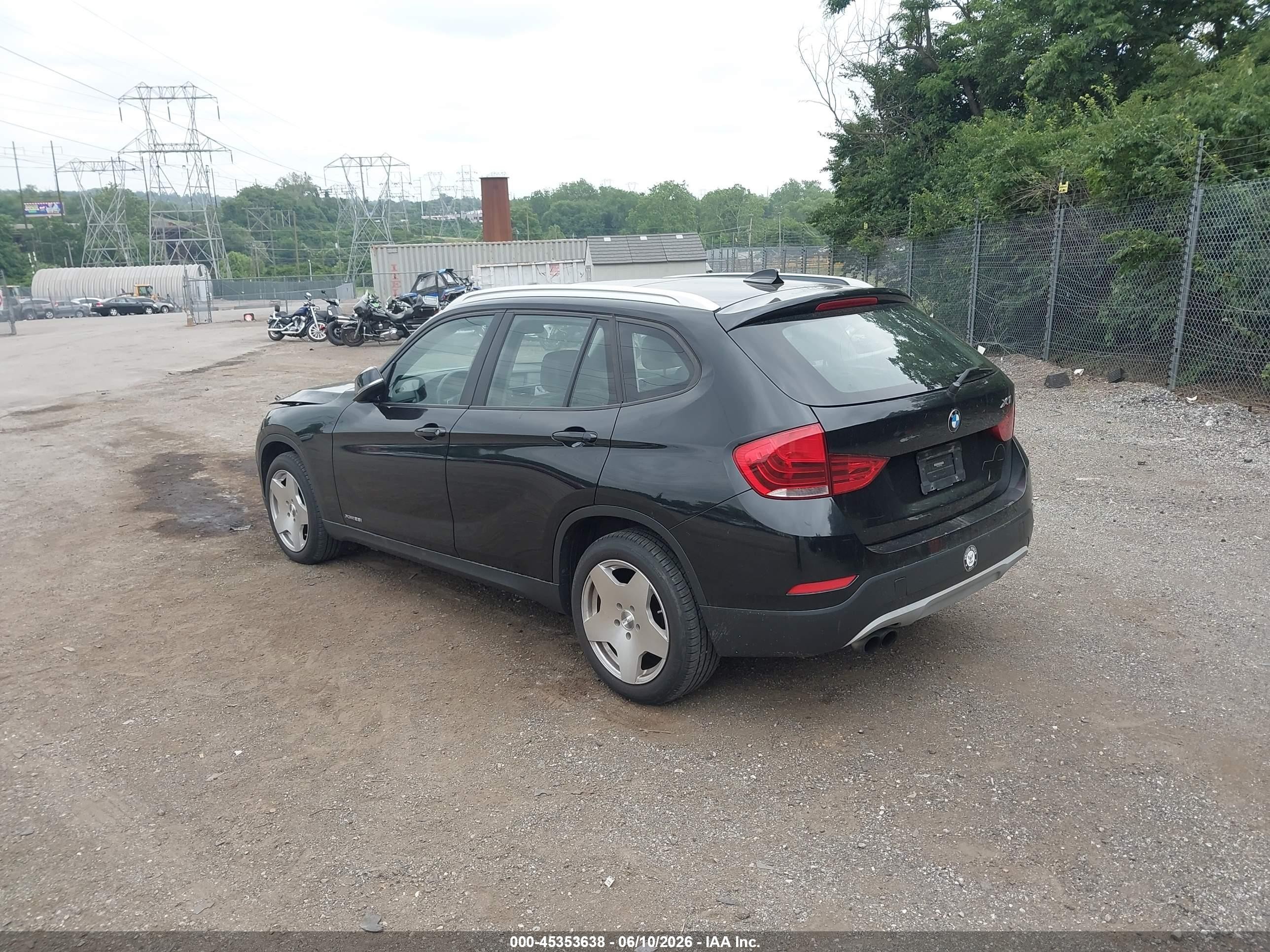 2014 Bmw X1 Xdrive28i Black vin: WBAVL1C58EVY12454