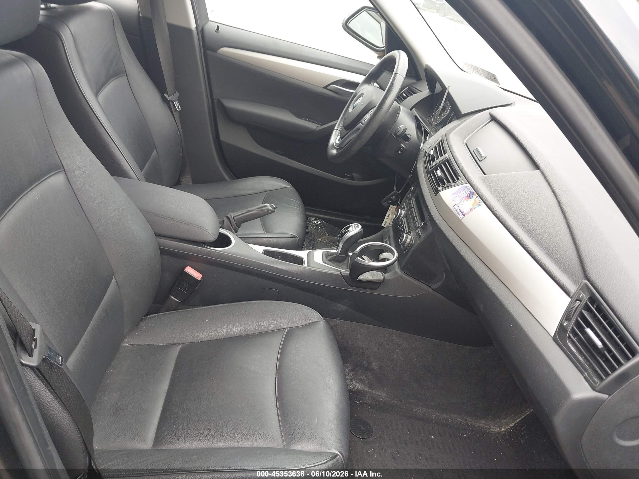 2014 Bmw X1 Xdrive28i Black vin: WBAVL1C58EVY12454