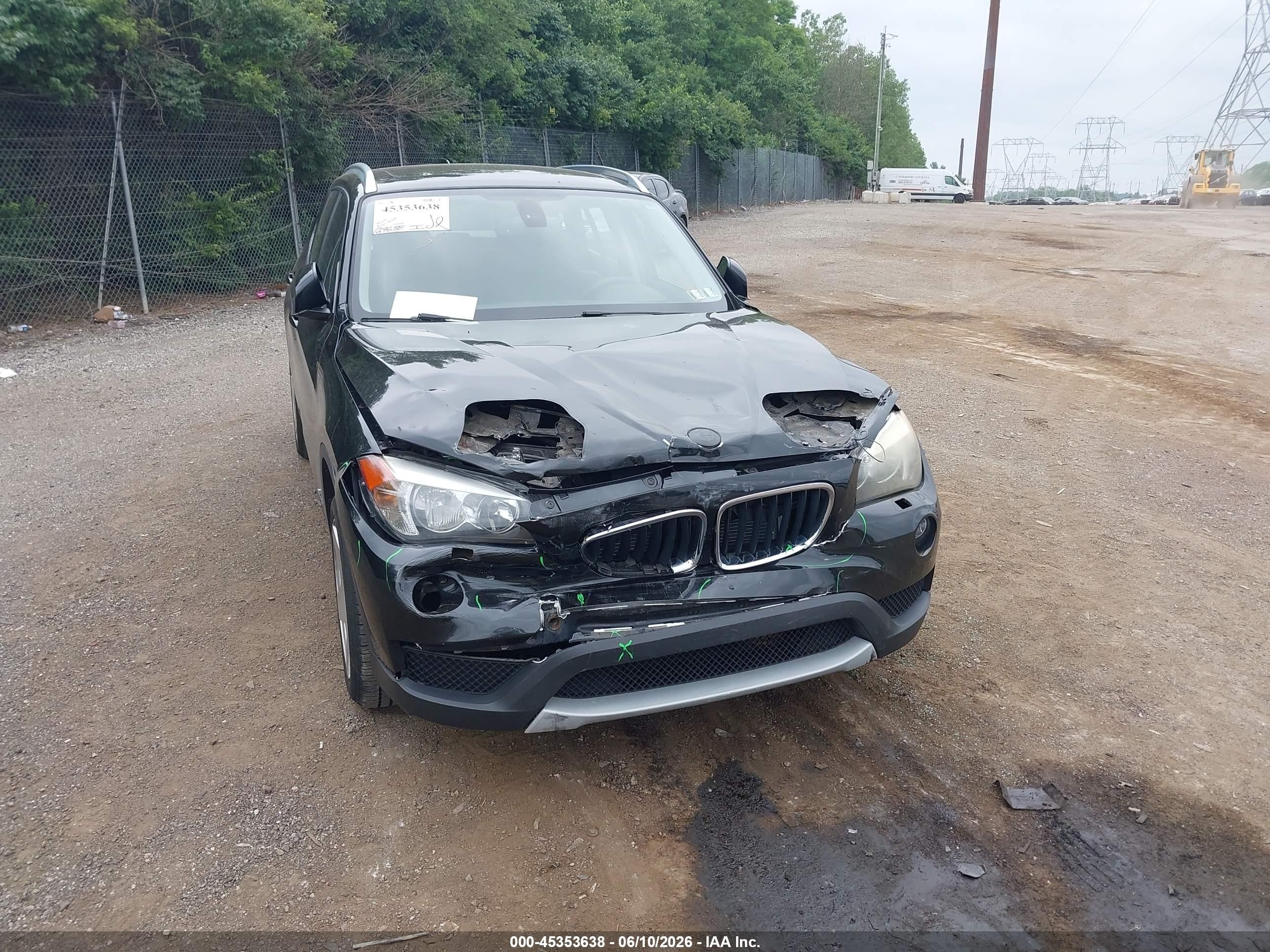 2014 Bmw X1 Xdrive28i Black vin: WBAVL1C58EVY12454