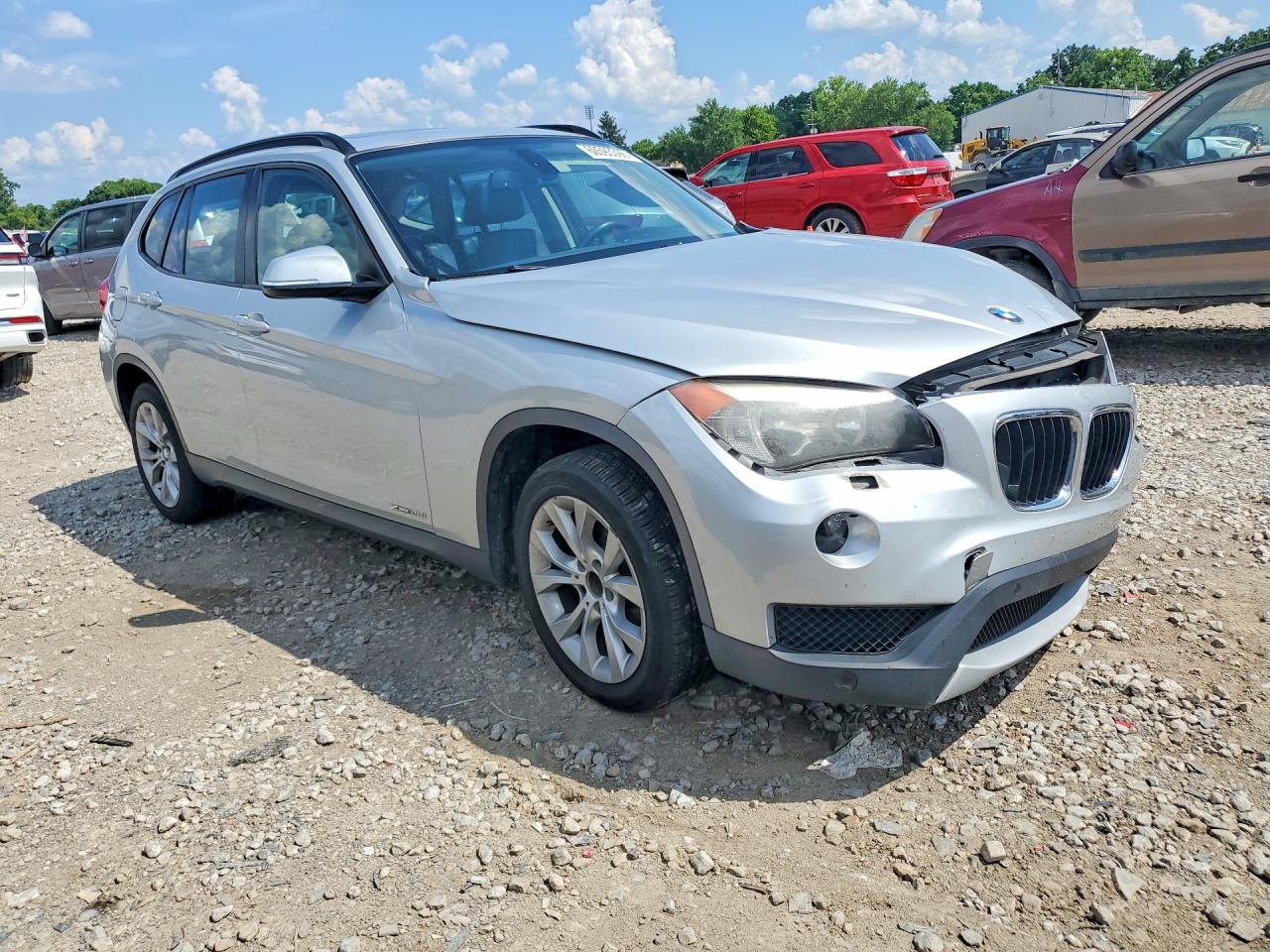 2014 Bmw X1 Xdrive28i Серебряный vin: WBAVL1C58EVY17136