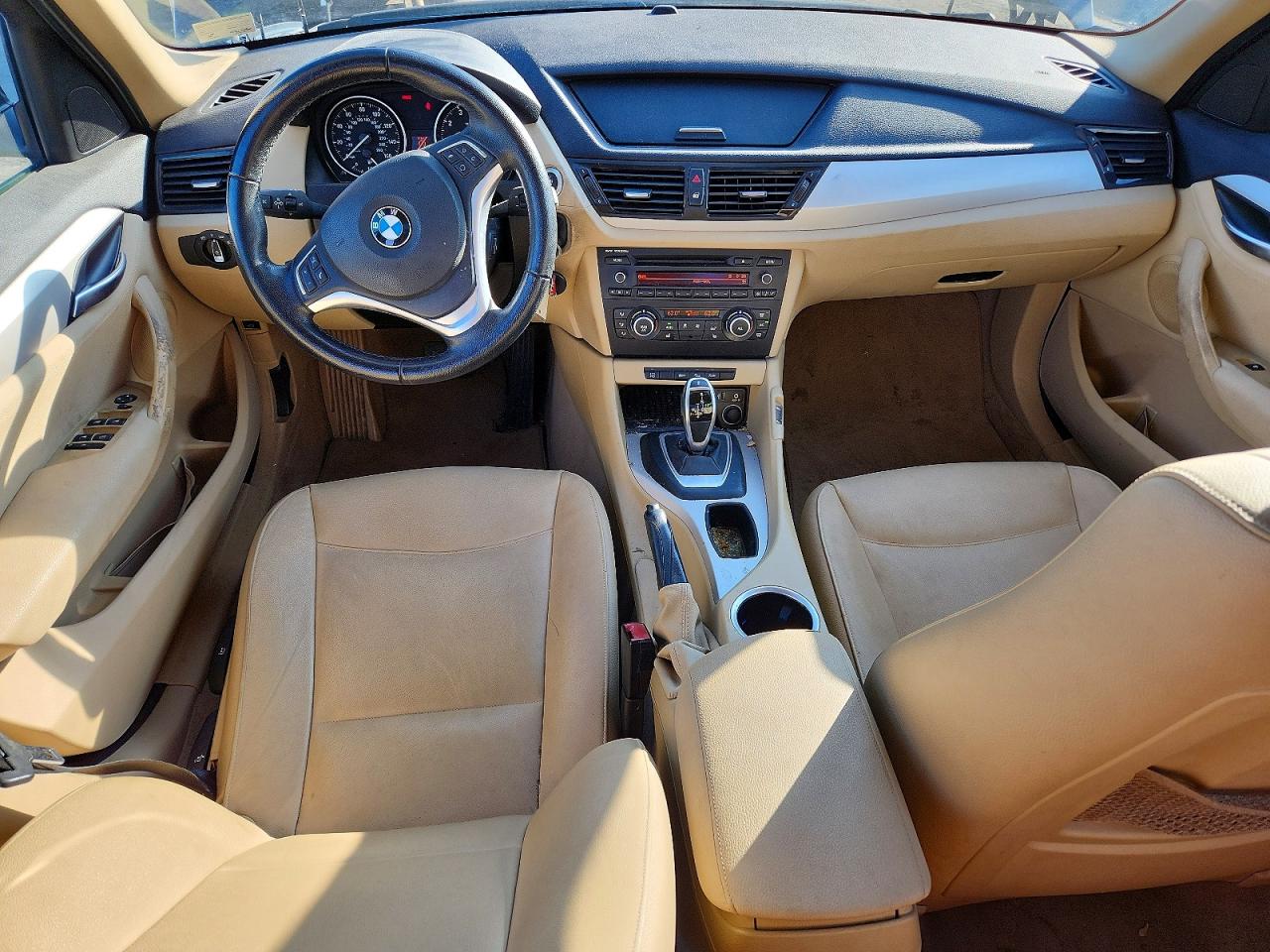 2014 Bmw X1 Xdrive28i Blue vin: WBAVL1C58EVY17170