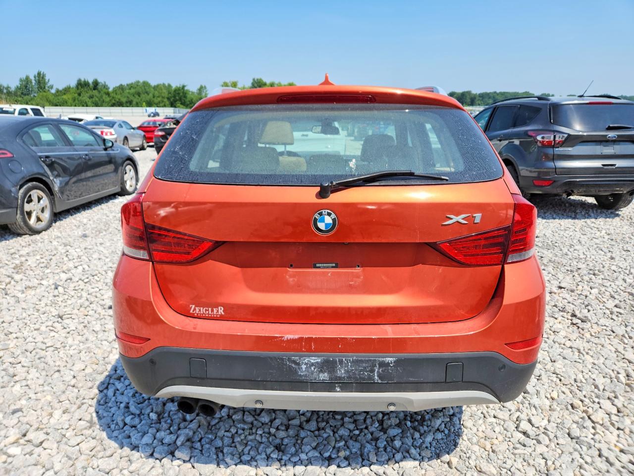 2015 Bmw X1 Xdrive28i Orange vin: WBAVL1C58FVY24623