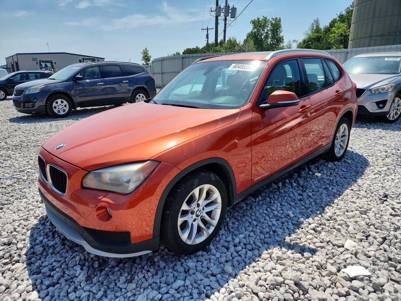 2015 Bmw X1 Xdrive28i Orange vin: WBAVL1C58FVY24623