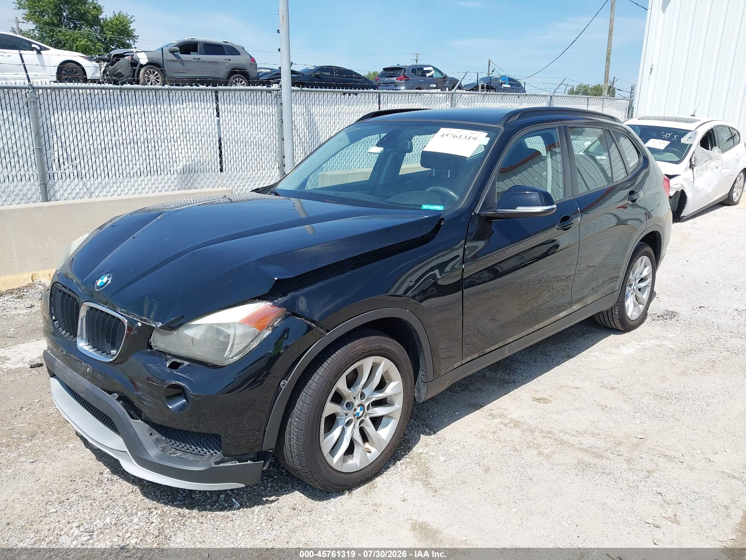 2015 Bmw X1 Xdrive28i Black vin: WBAVL1C58FVY32186