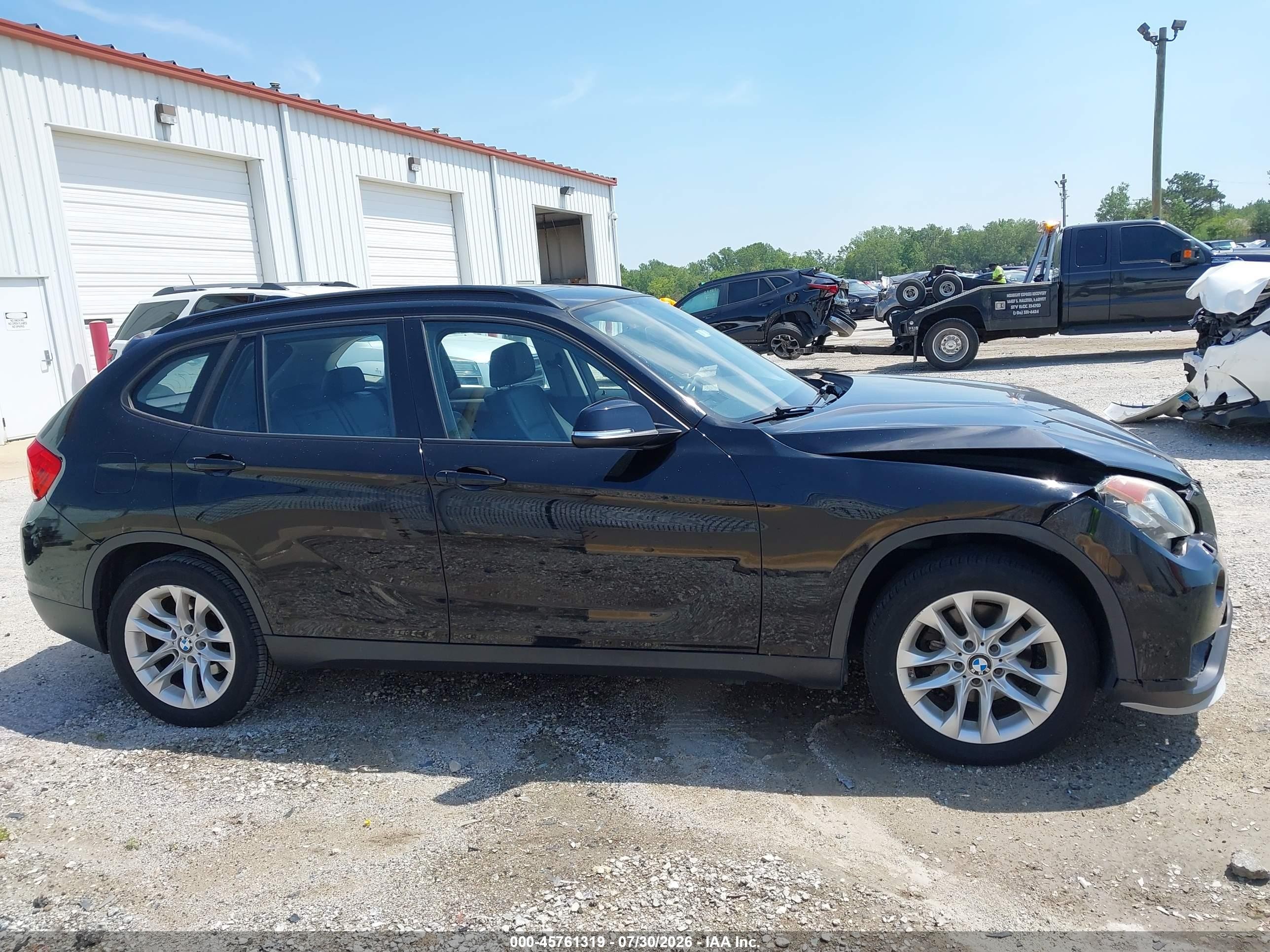 2015 Bmw X1 Xdrive28i Black vin: WBAVL1C58FVY32186