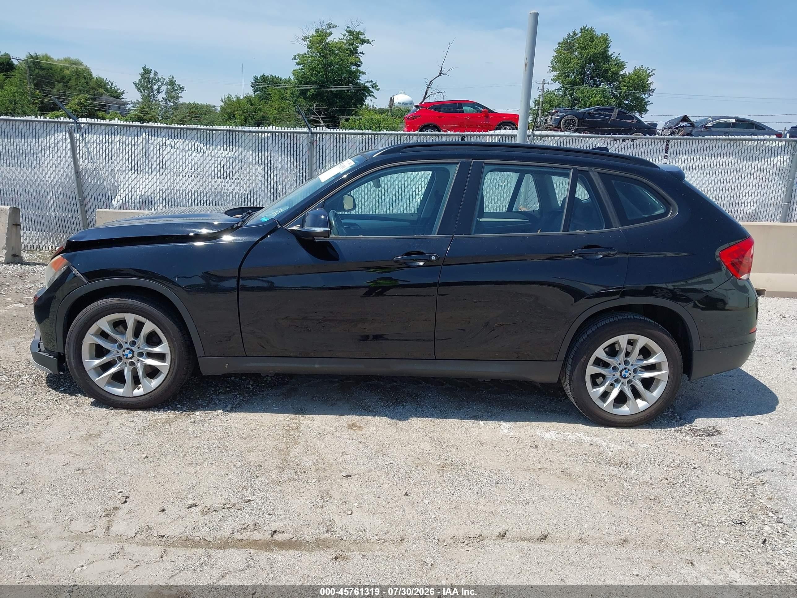 2015 Bmw X1 Xdrive28i Black vin: WBAVL1C58FVY32186