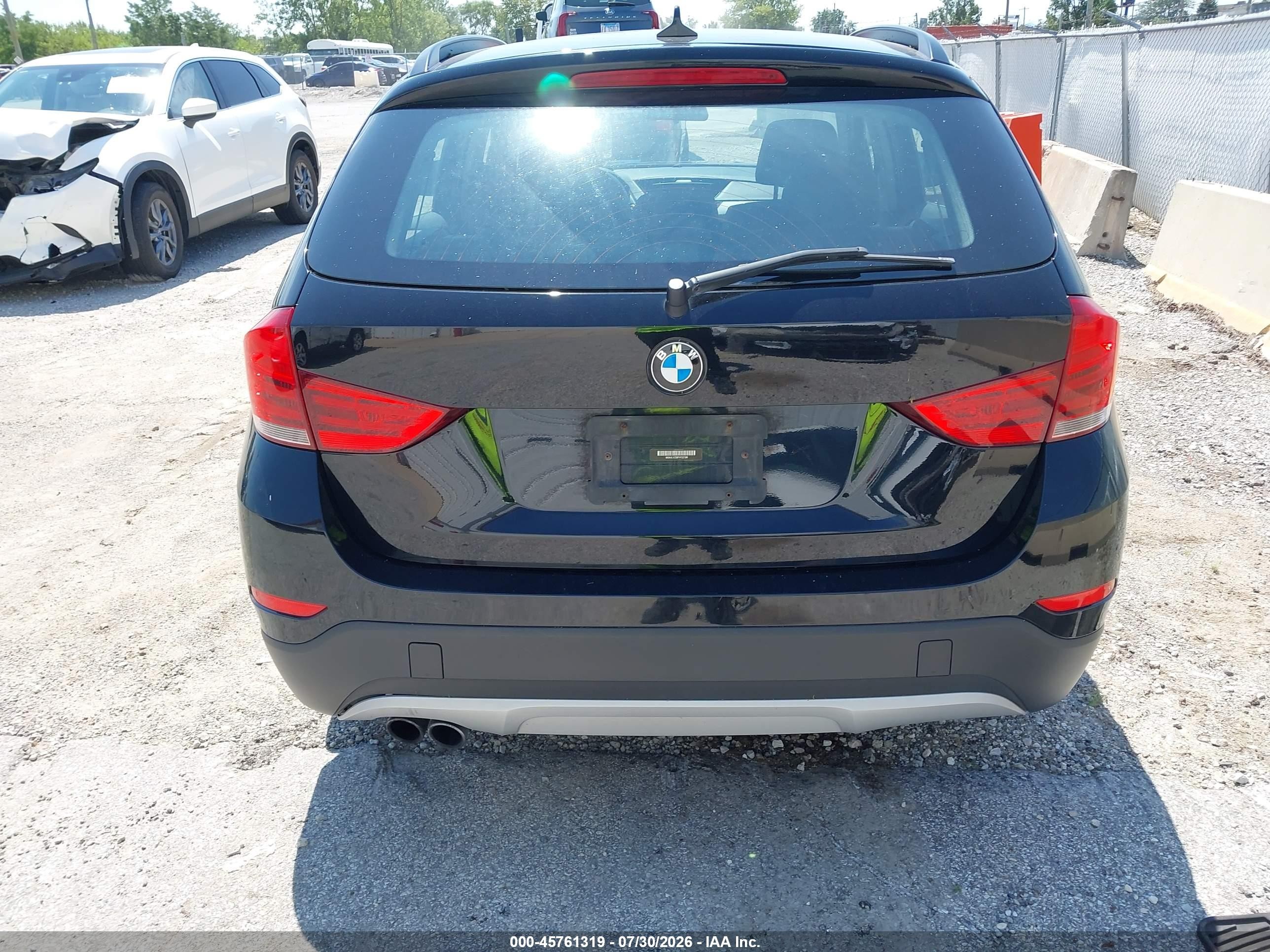 2015 Bmw X1 Xdrive28i Black vin: WBAVL1C58FVY32186