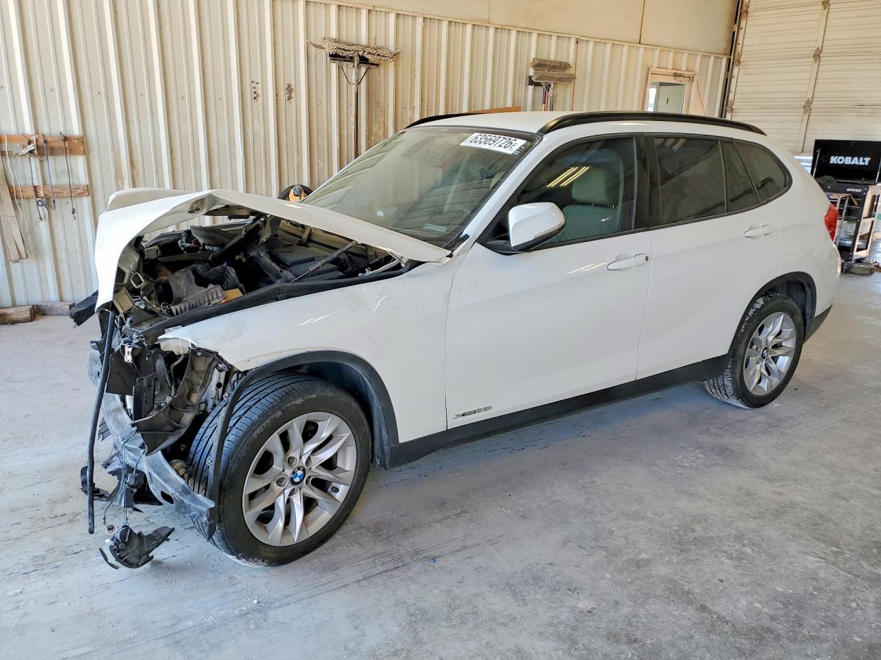 2015 Bmw X1 Xdrive28i White vin: WBAVL1C58FVY33788