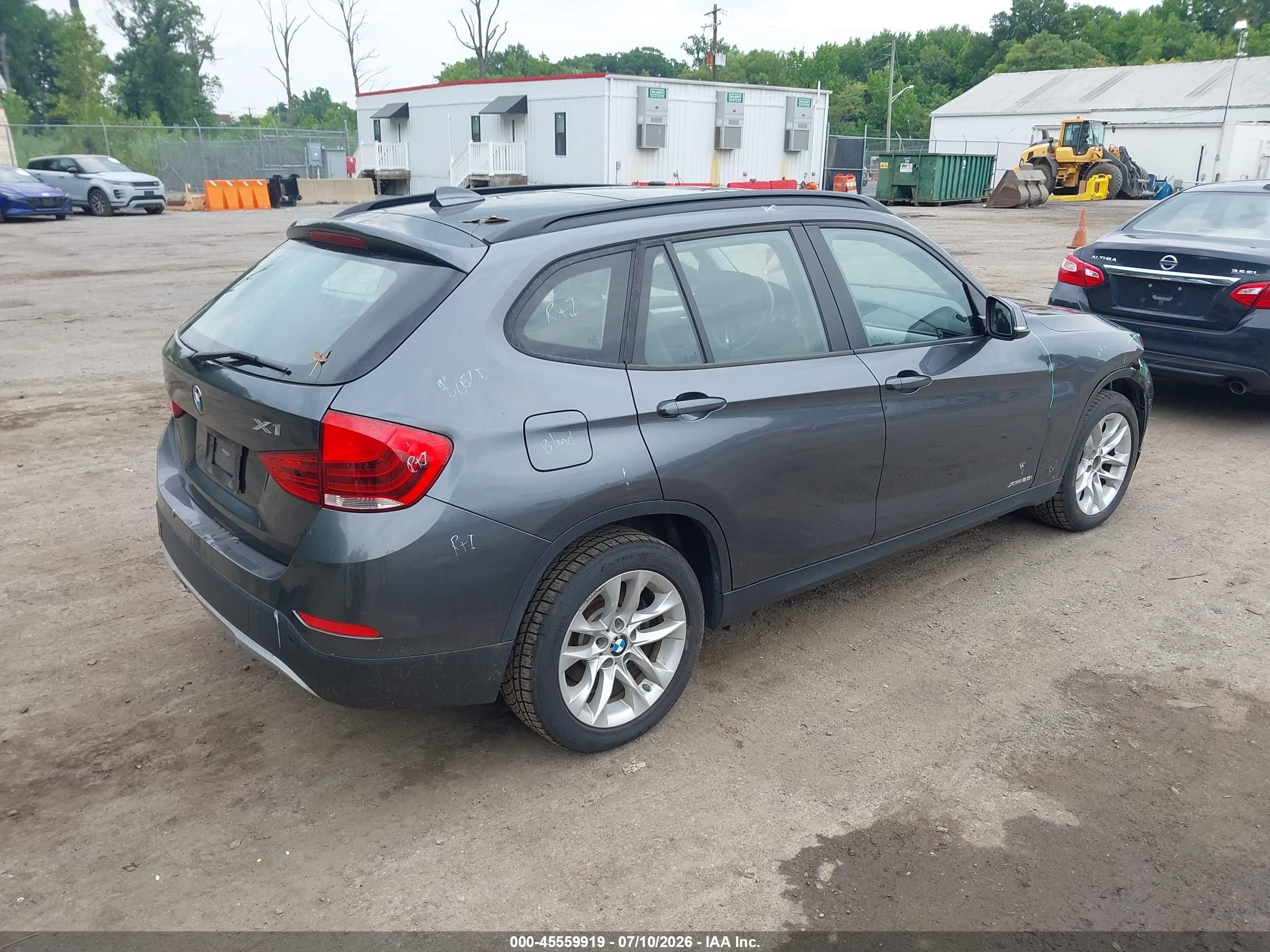 2015 Bmw X1 Xdrive28i Gray vin: WBAVL1C58FVY35301