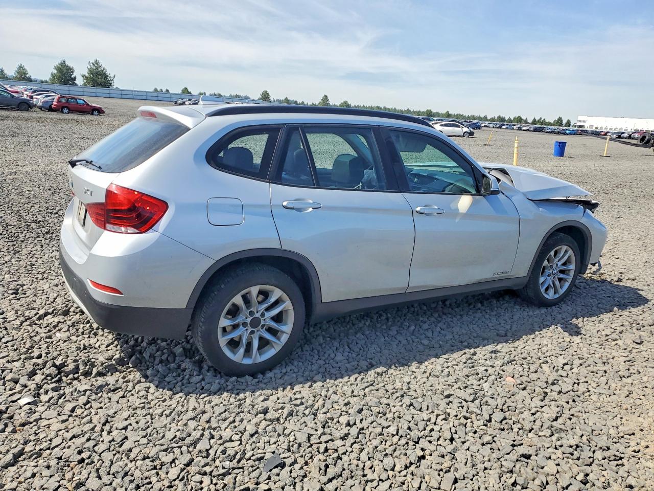 2015 Bmw X1 Xdrive28i Серебряный vin: WBAVL1C58FVY36092