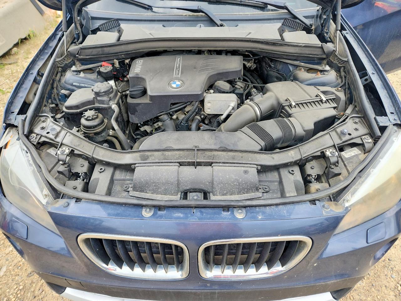 2012 Bmw X1 Xdrive28i Blue vin: WBAVL1C59CVR80889