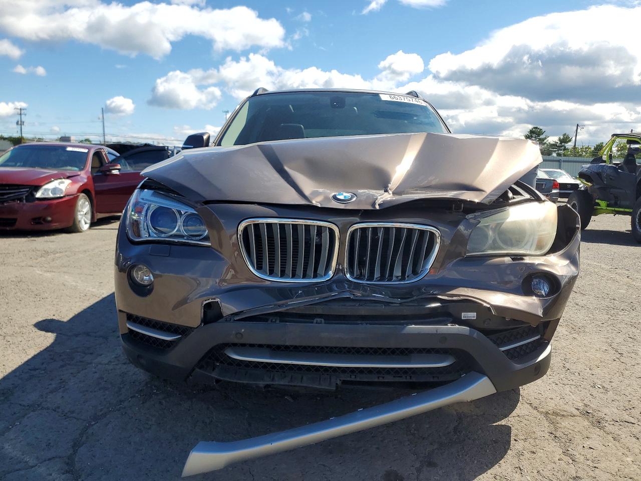 2013 Bmw X1 Xdrive28i Brown vin: WBAVL1C59DVR82045
