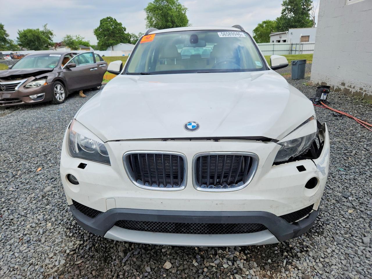 2013 Bmw X1 Xdrive28i White vin: WBAVL1C59DVR82594