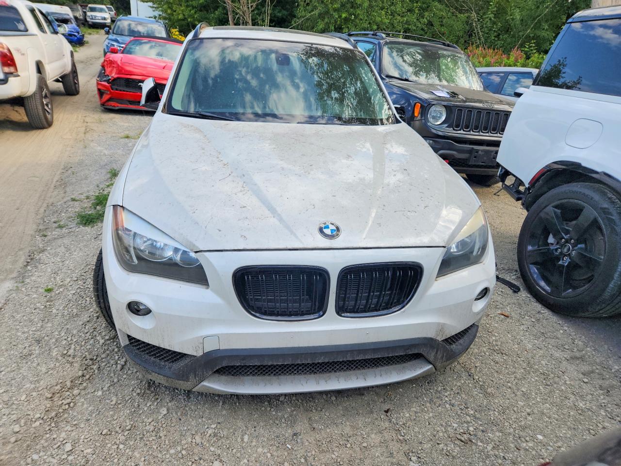 2013 Bmw X1 Xdrive28i White vin: WBAVL1C59DVR86113