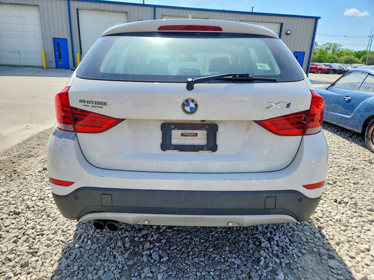 2013 Bmw X1 Xdrive28i White vin: WBAVL1C59DVR86337