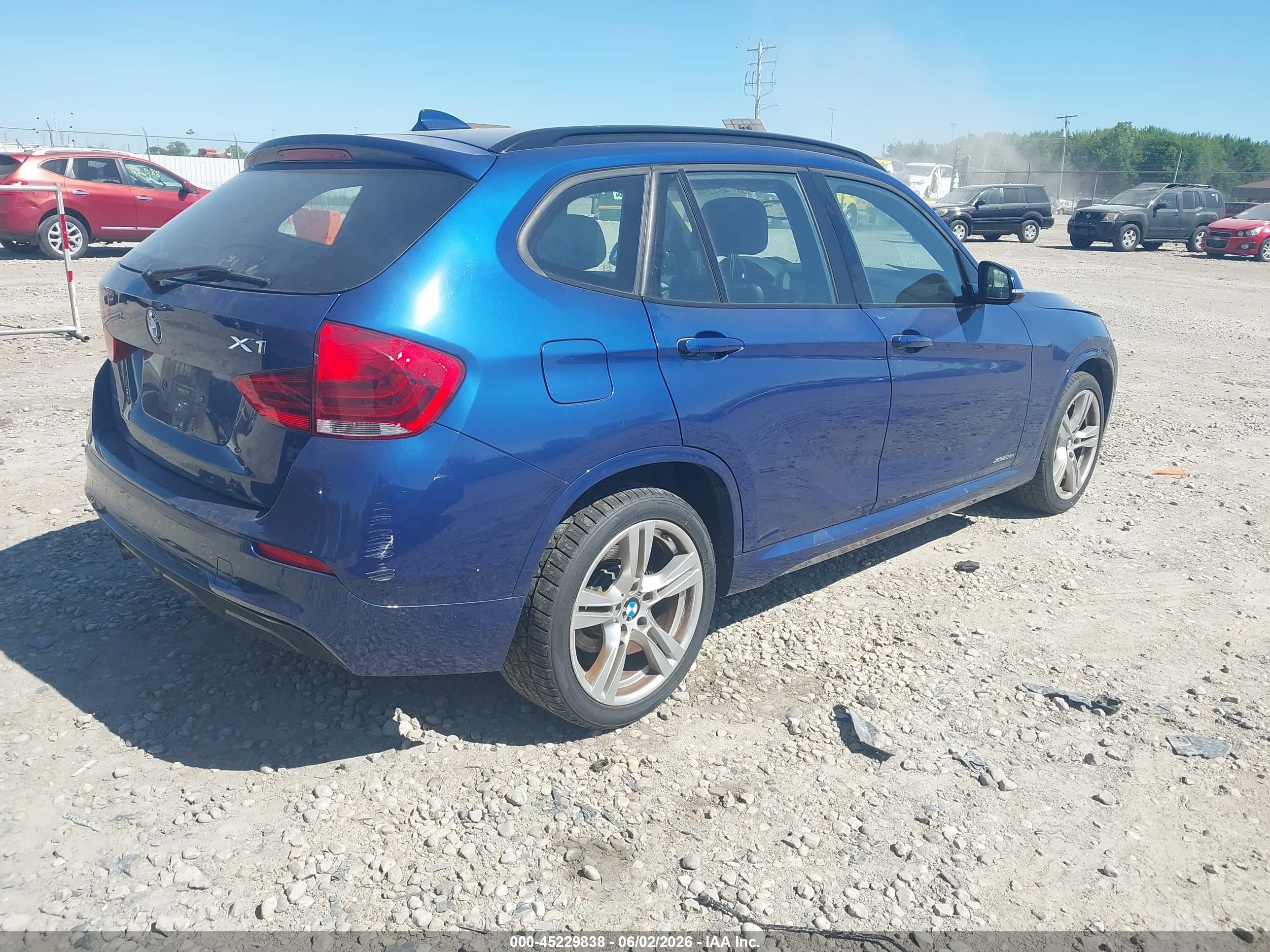 2013 Bmw X1 Xdrive28i Dark Blue vin: WBAVL1C59DVR87682