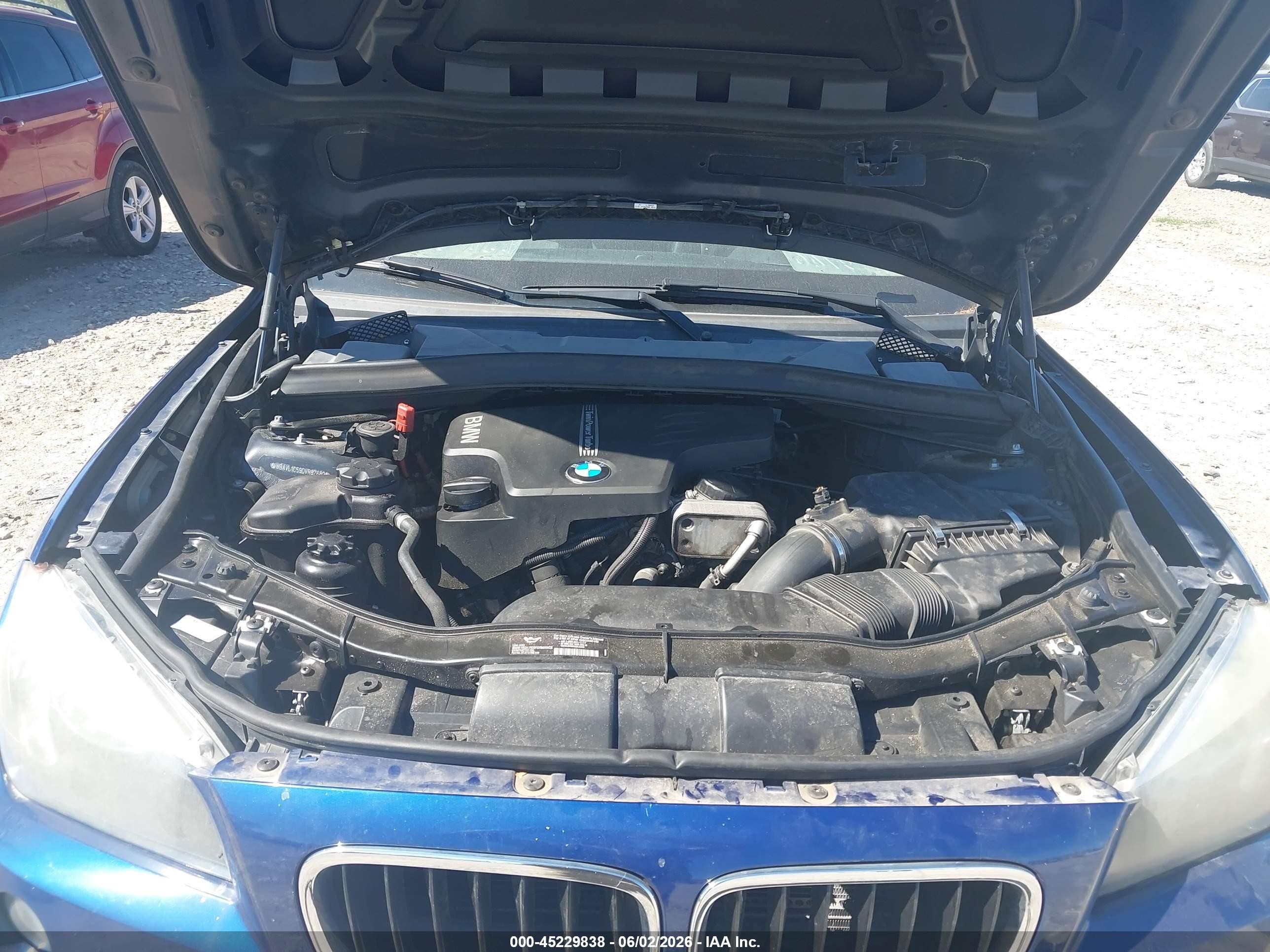 2013 Bmw X1 Xdrive28i Dark Blue vin: WBAVL1C59DVR87682
