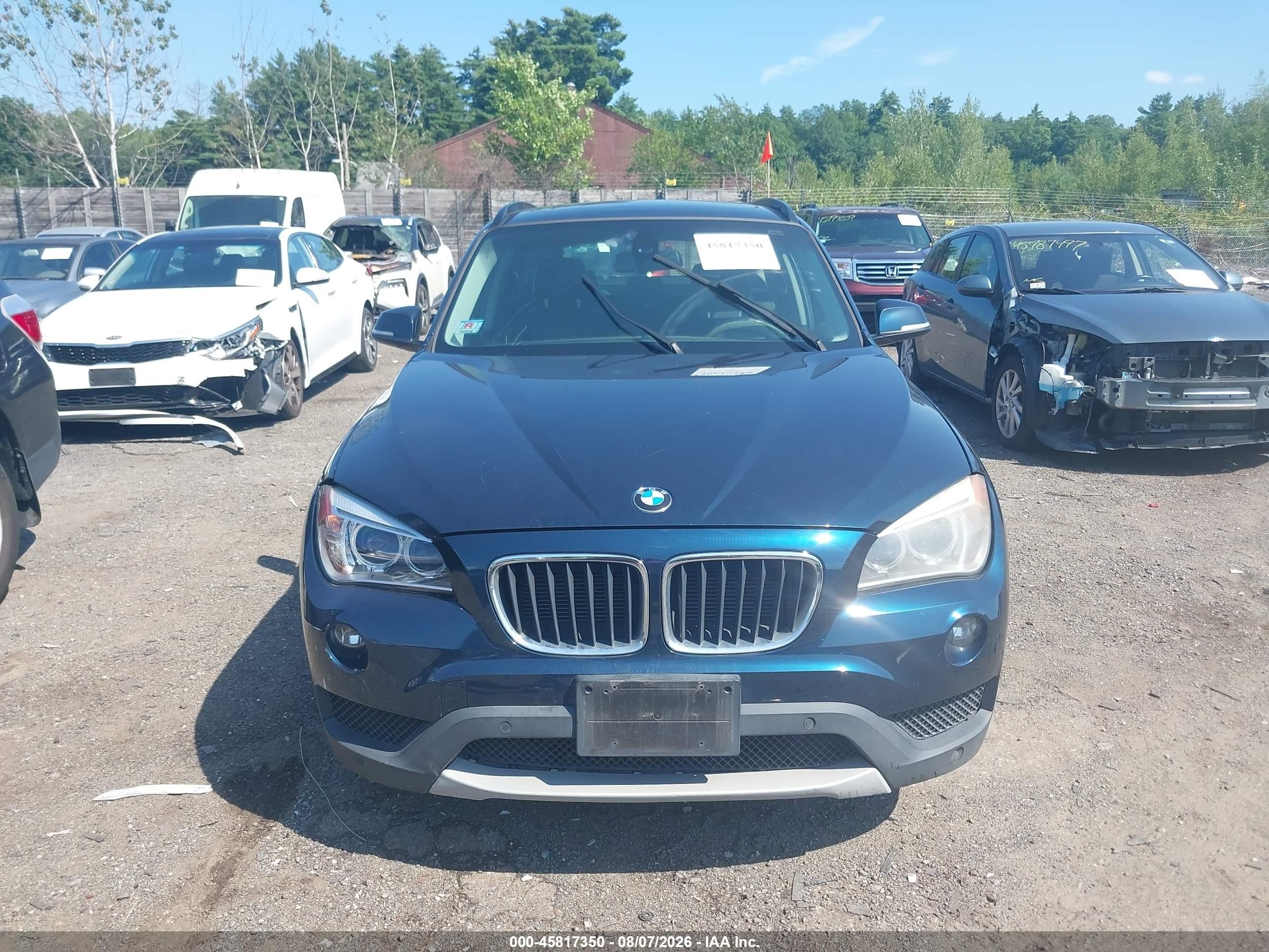 2014 Bmw X1 Xdrive28i Синий vin: WBAVL1C59EVR92964