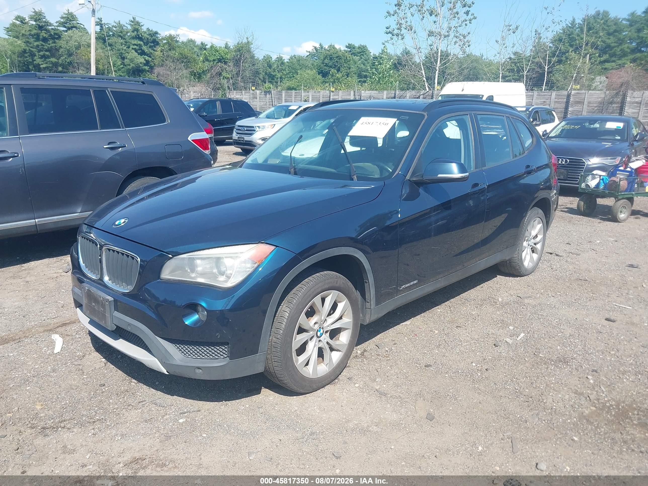 2014 Bmw X1 Xdrive28i Синий vin: WBAVL1C59EVR92964