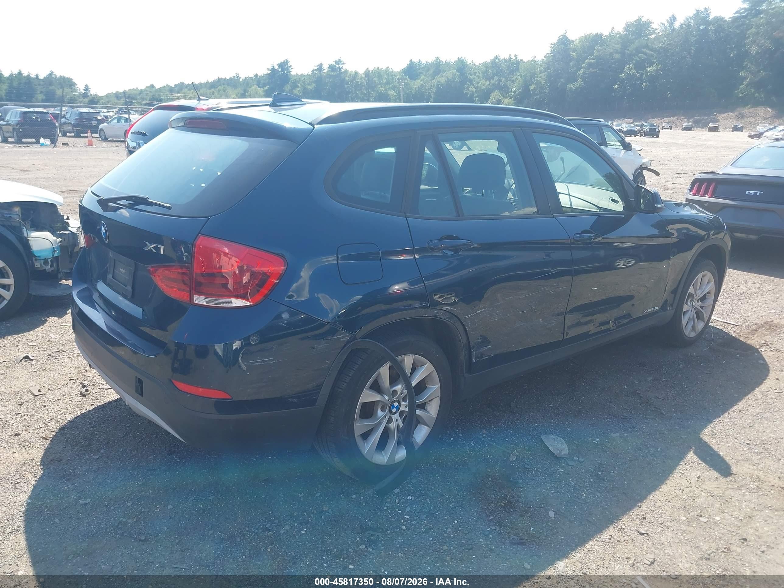 2014 Bmw X1 Xdrive28i Синий vin: WBAVL1C59EVR92964