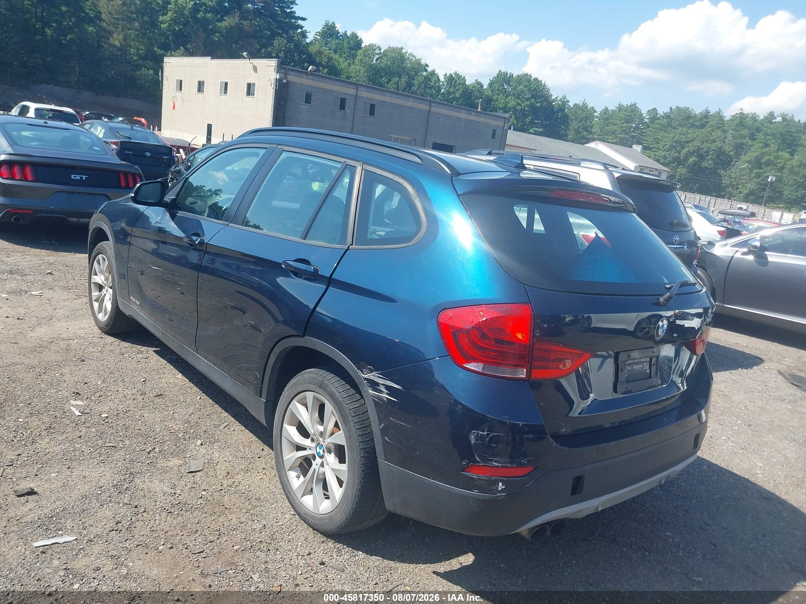 2014 Bmw X1 Xdrive28i Синий vin: WBAVL1C59EVR92964