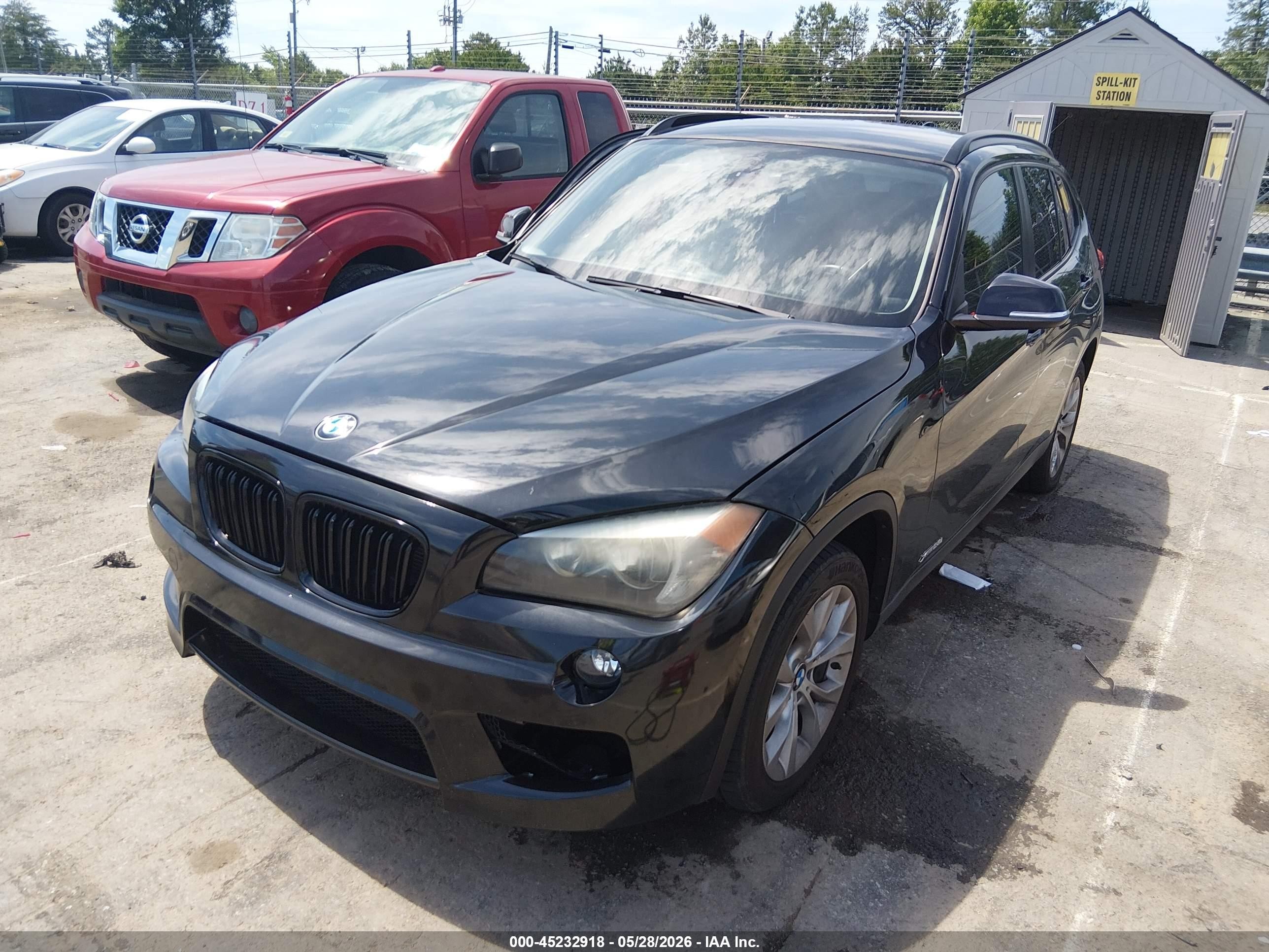 2014 Bmw X1 Xdrive28i Black vin: WBAVL1C59EVY13158