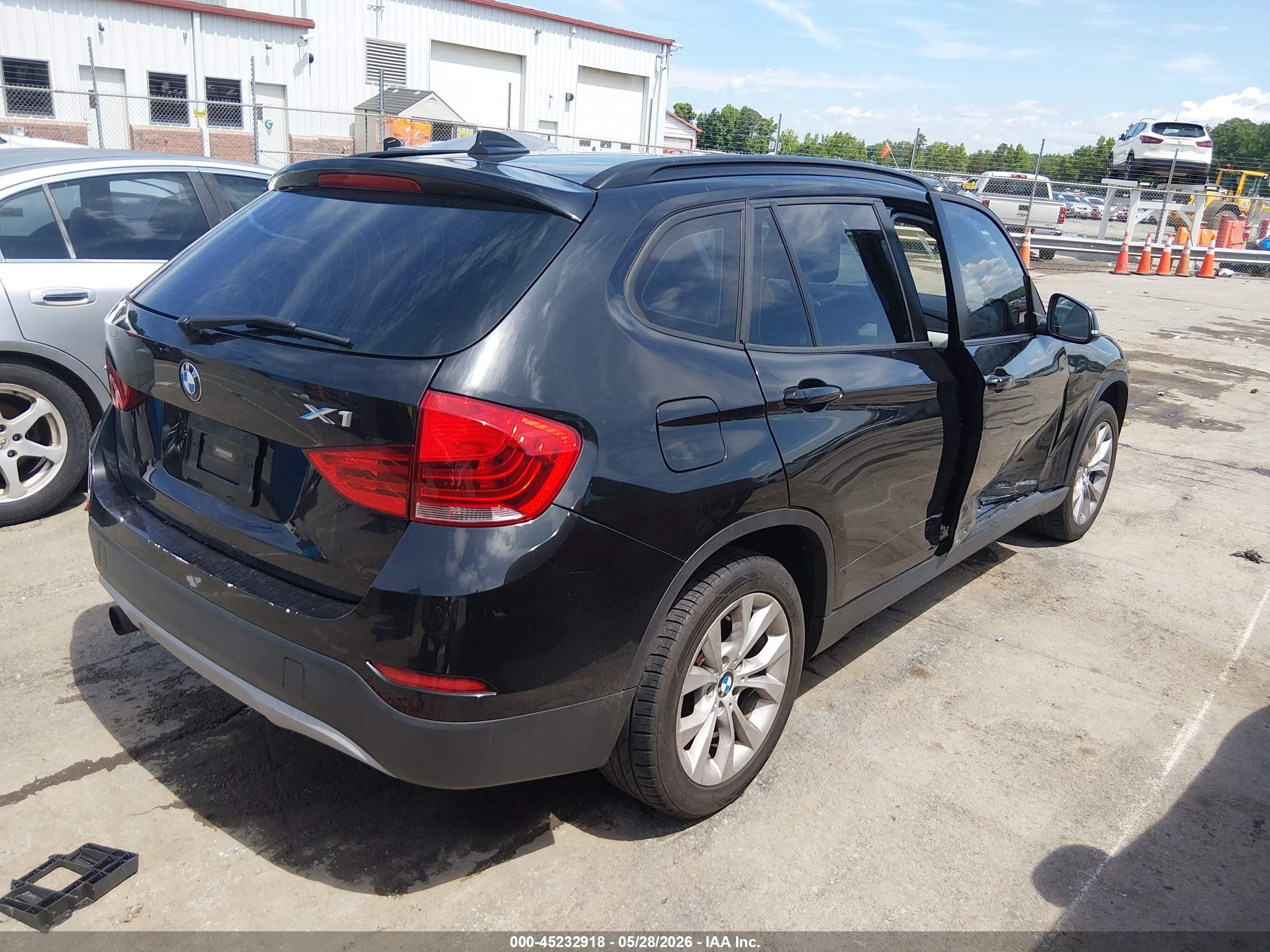 2014 Bmw X1 Xdrive28i Black vin: WBAVL1C59EVY13158