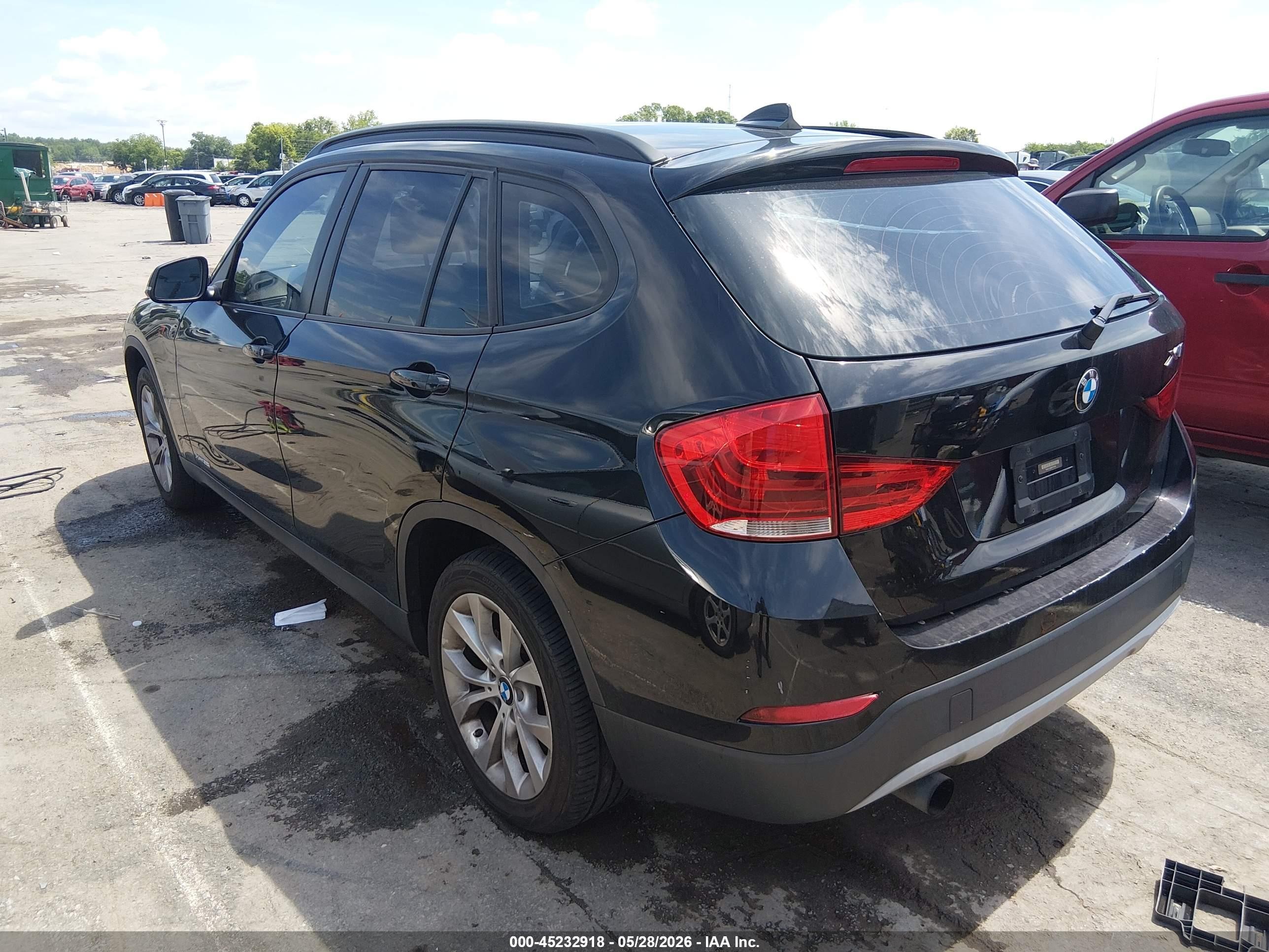 2014 Bmw X1 Xdrive28i Black vin: WBAVL1C59EVY13158
