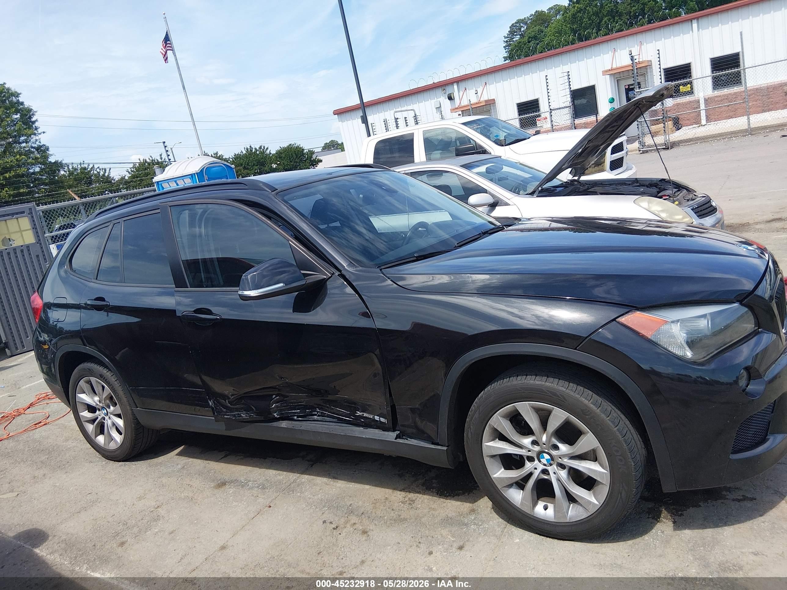 2014 Bmw X1 Xdrive28i Black vin: WBAVL1C59EVY13158