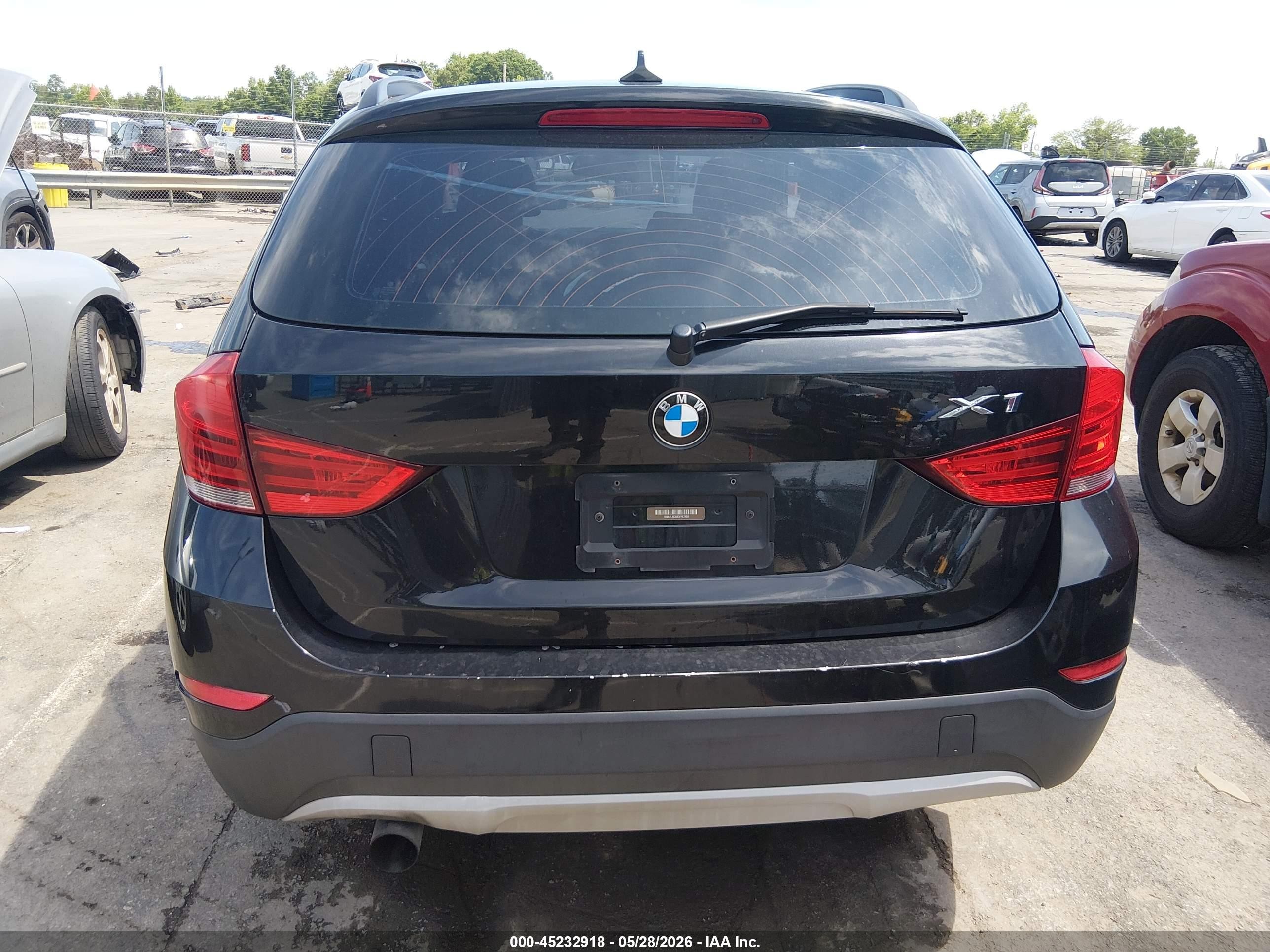 2014 Bmw X1 Xdrive28i Black vin: WBAVL1C59EVY13158