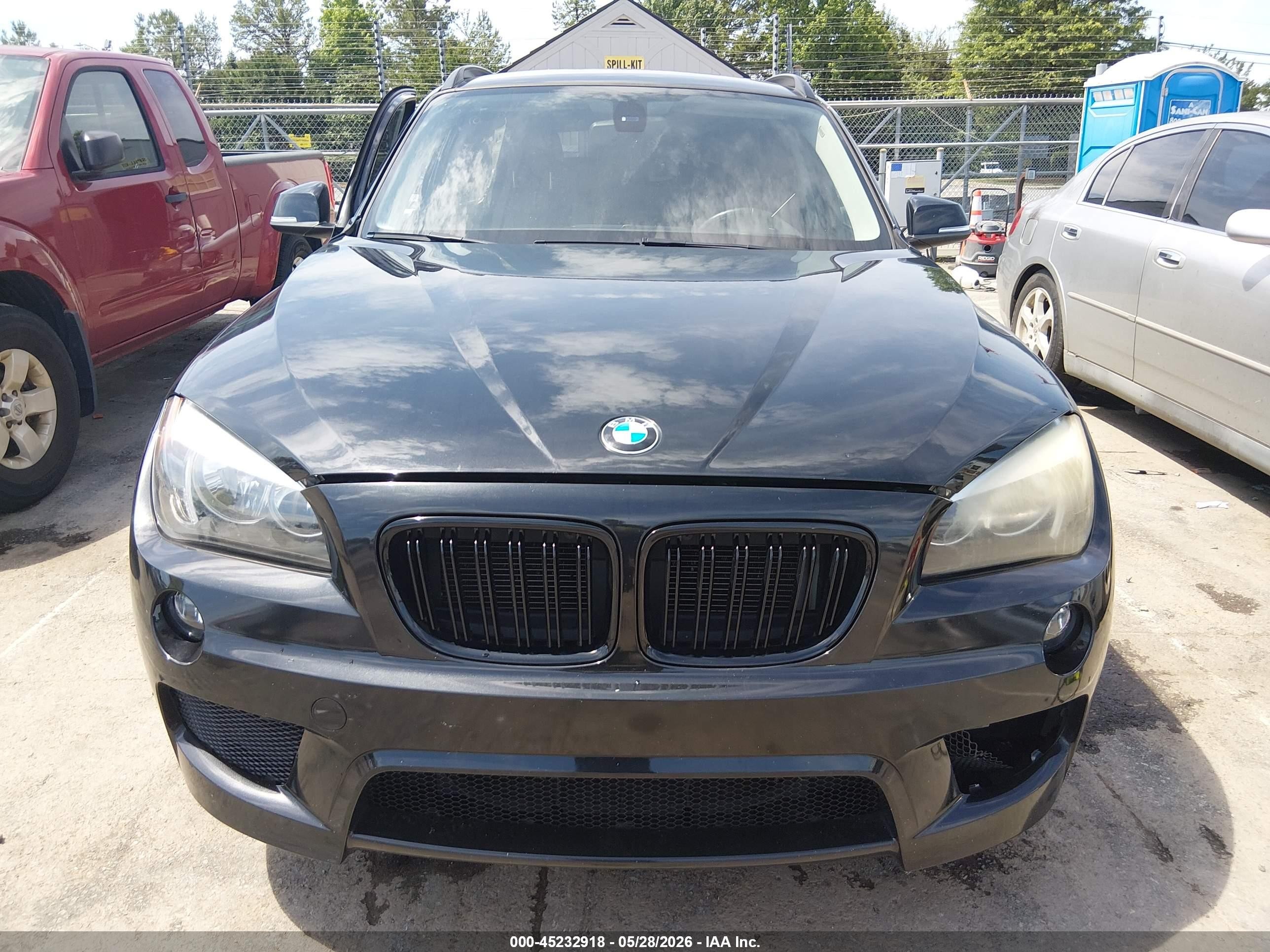 2014 Bmw X1 Xdrive28i Black vin: WBAVL1C59EVY13158