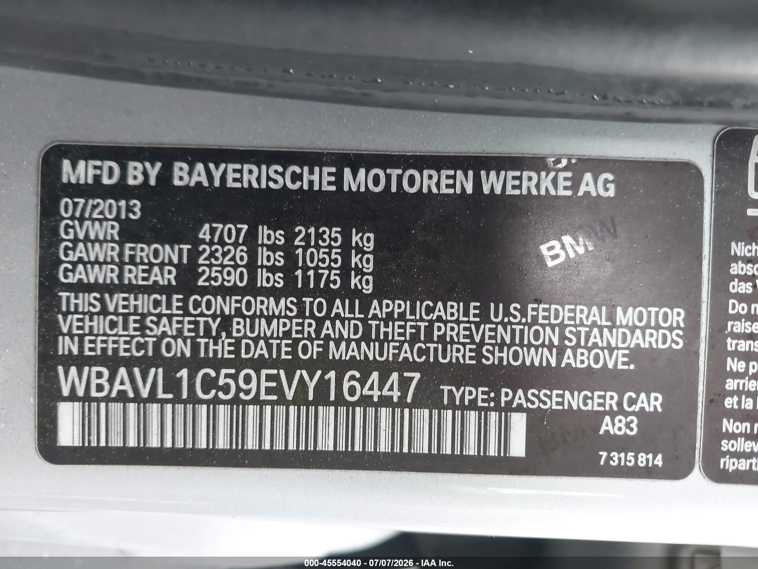 2014 Bmw X1 Xdrive28i Silver vin: WBAVL1C59EVY16447